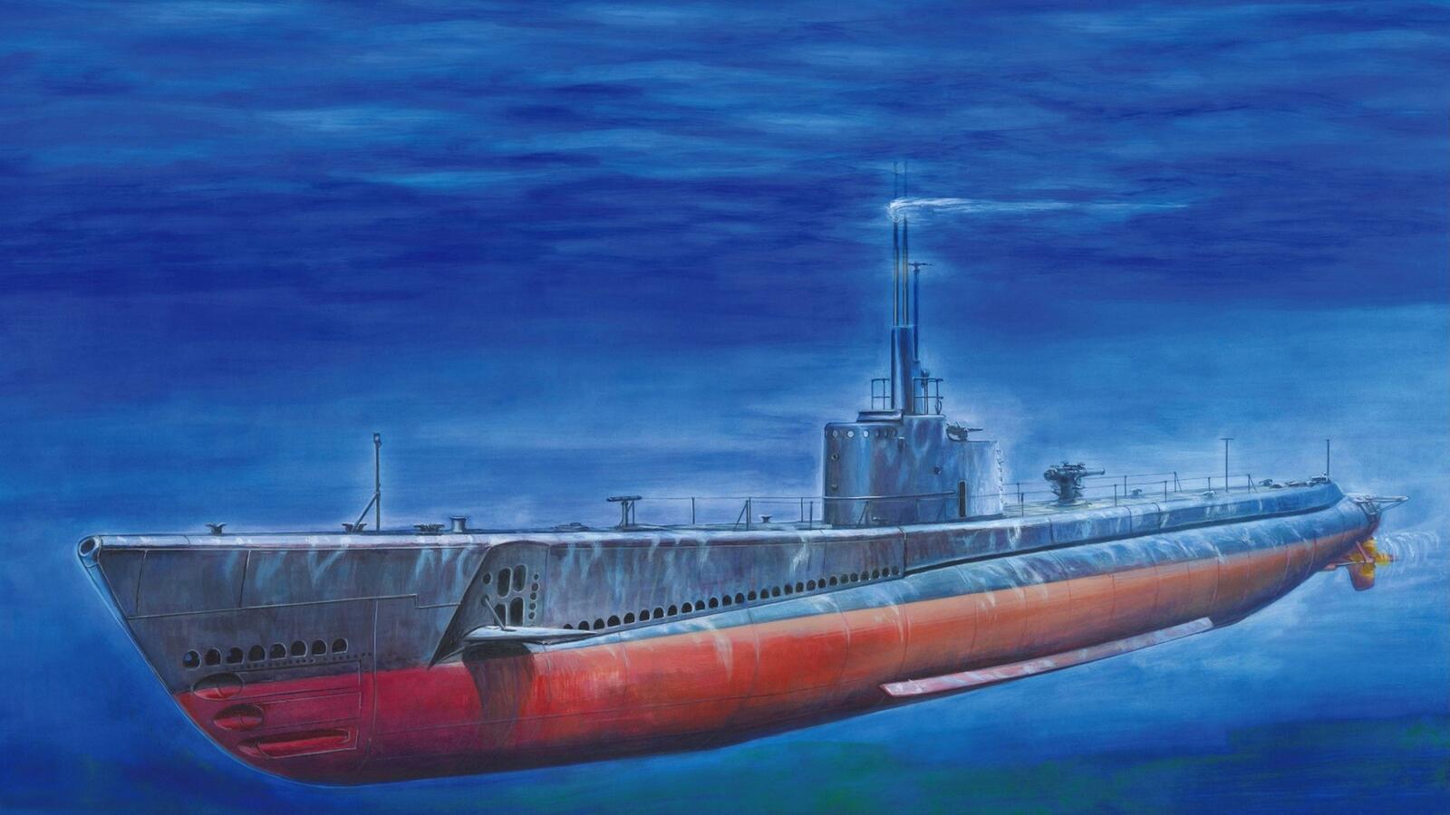 桌面上的壁纸美国 潜水艇 油轮