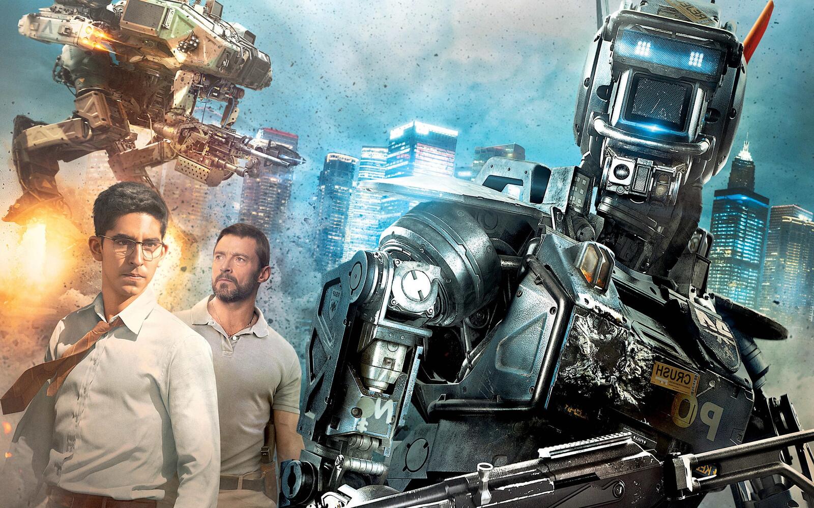 Wallpapers movies chappie robots on the desktop