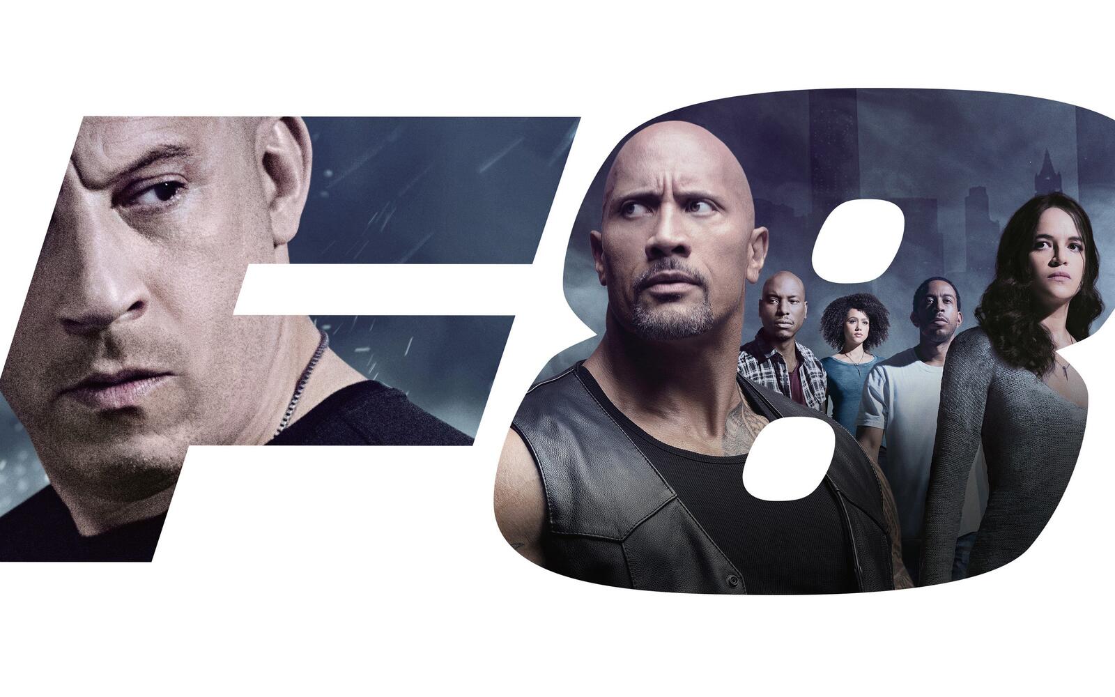 Wallpapers Duane Jonson Vin Diesel fate of the fast and the furious on the desktop