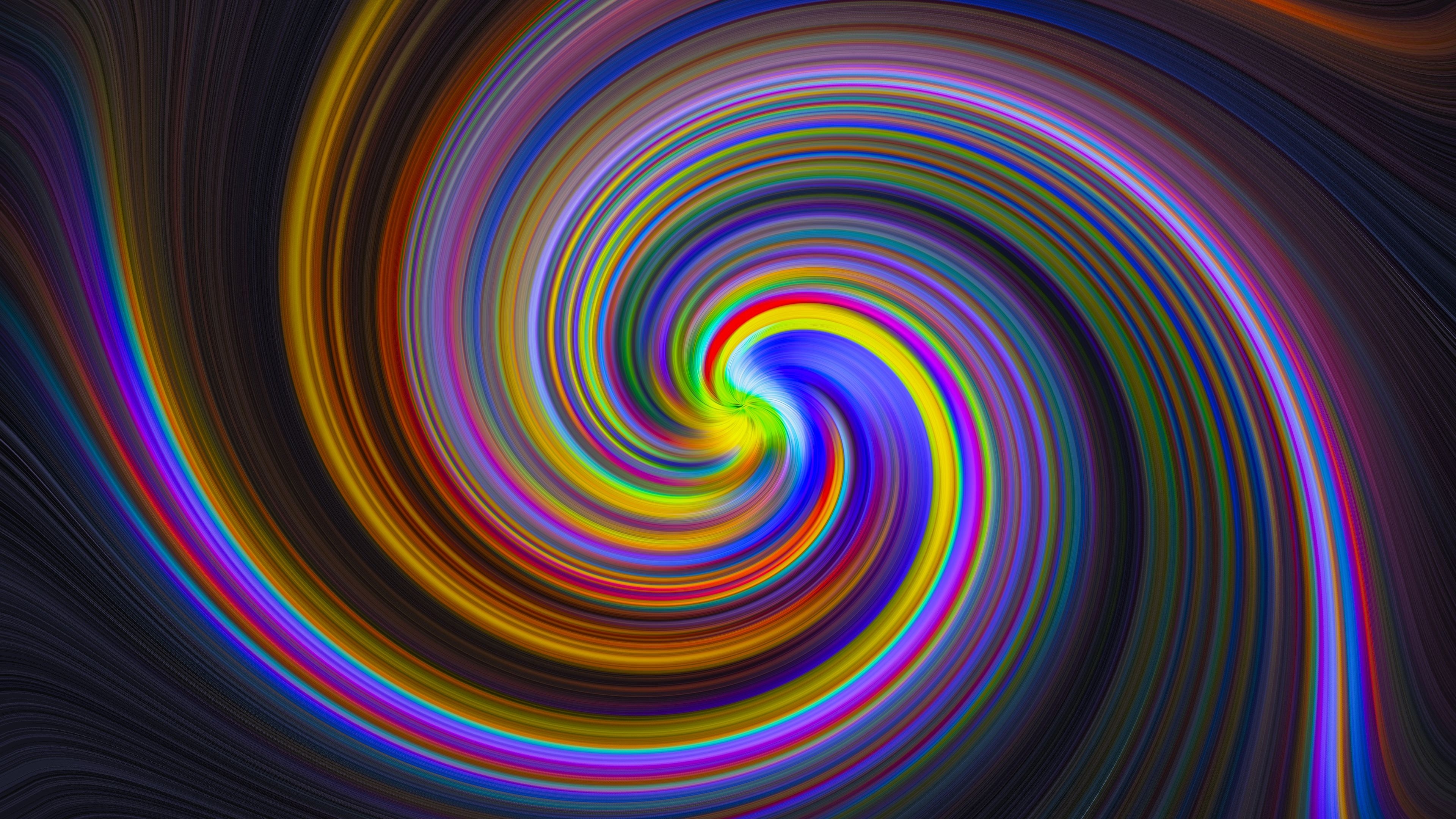 Swirling color abstraction