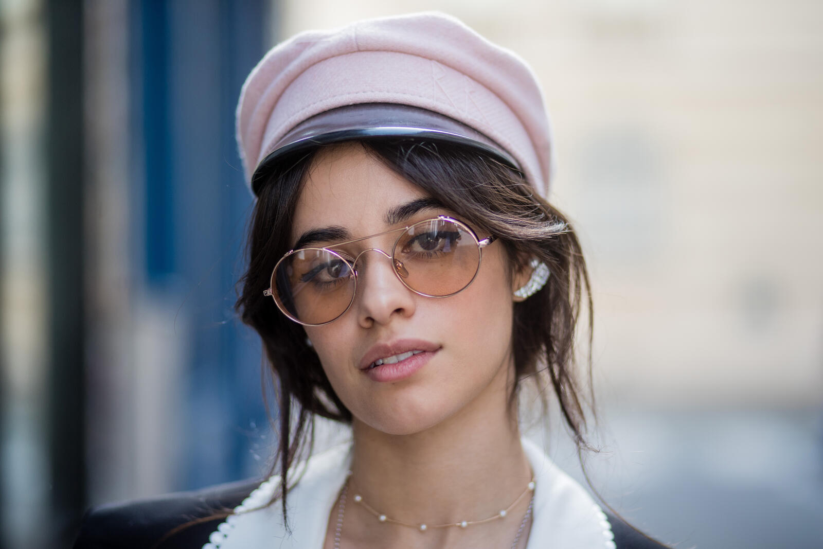 Wallpapers Camila Cabello music glasses on the desktop
