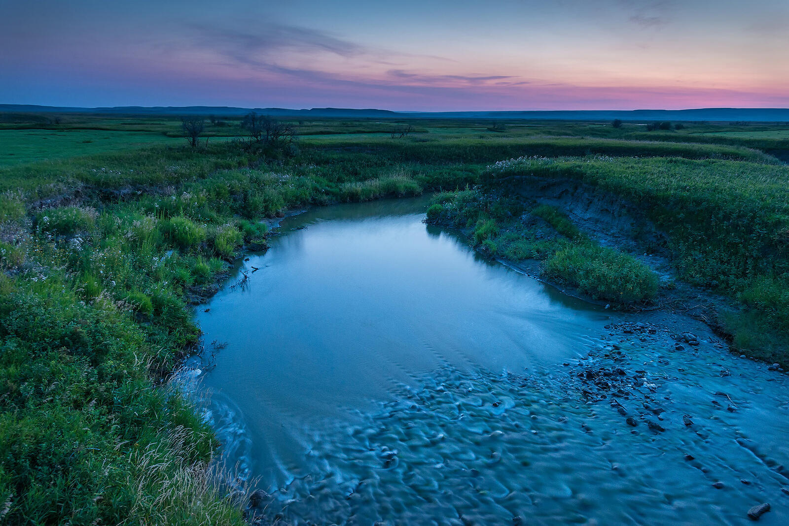 Wallpapers French river grasslands national Park Saskatchewan on the desktop