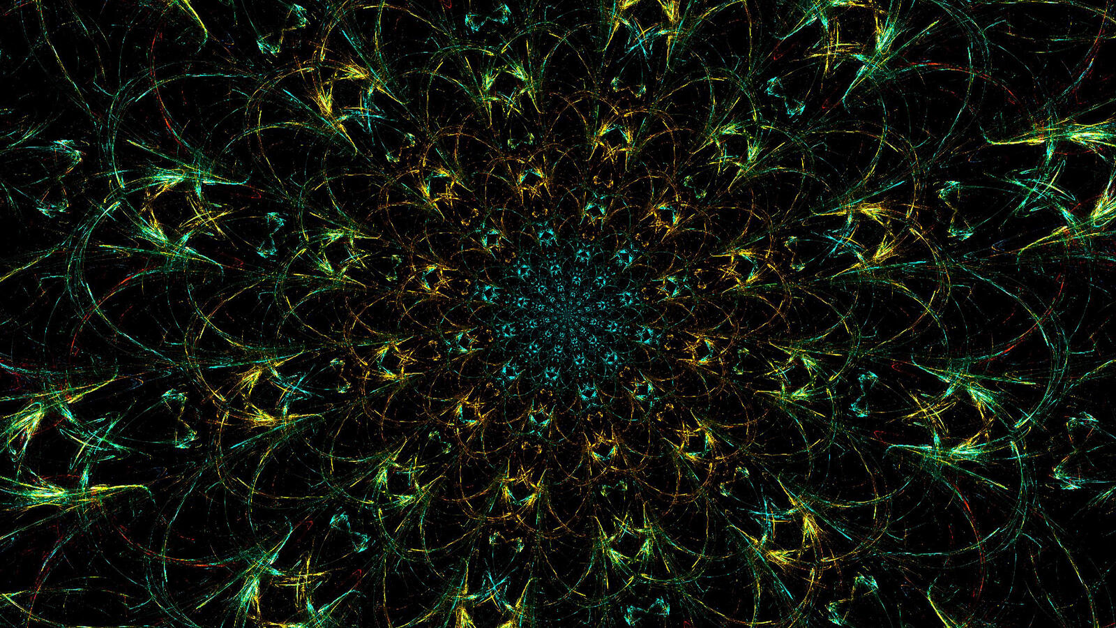 Wallpapers wallpaper green kaleidoscope patterns textures on the desktop
