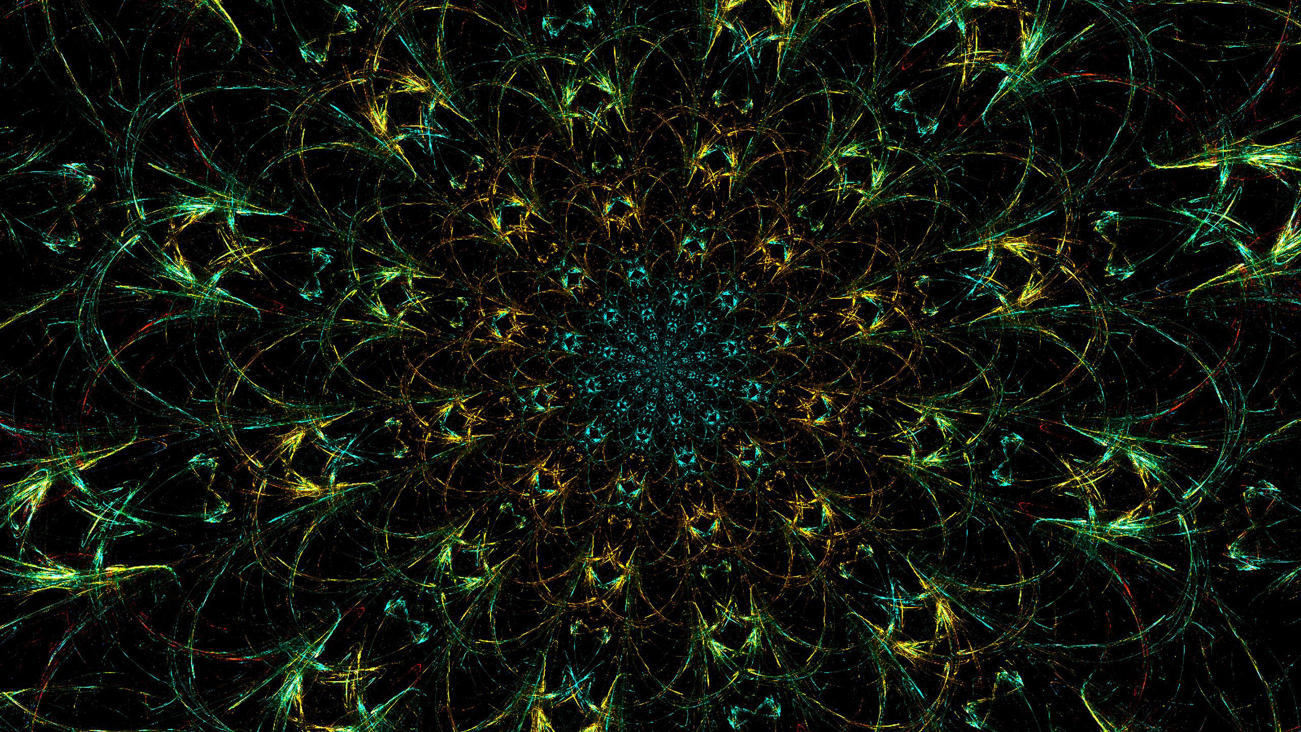 Wallpapers wallpaper green kaleidoscope patterns textures on the desktop