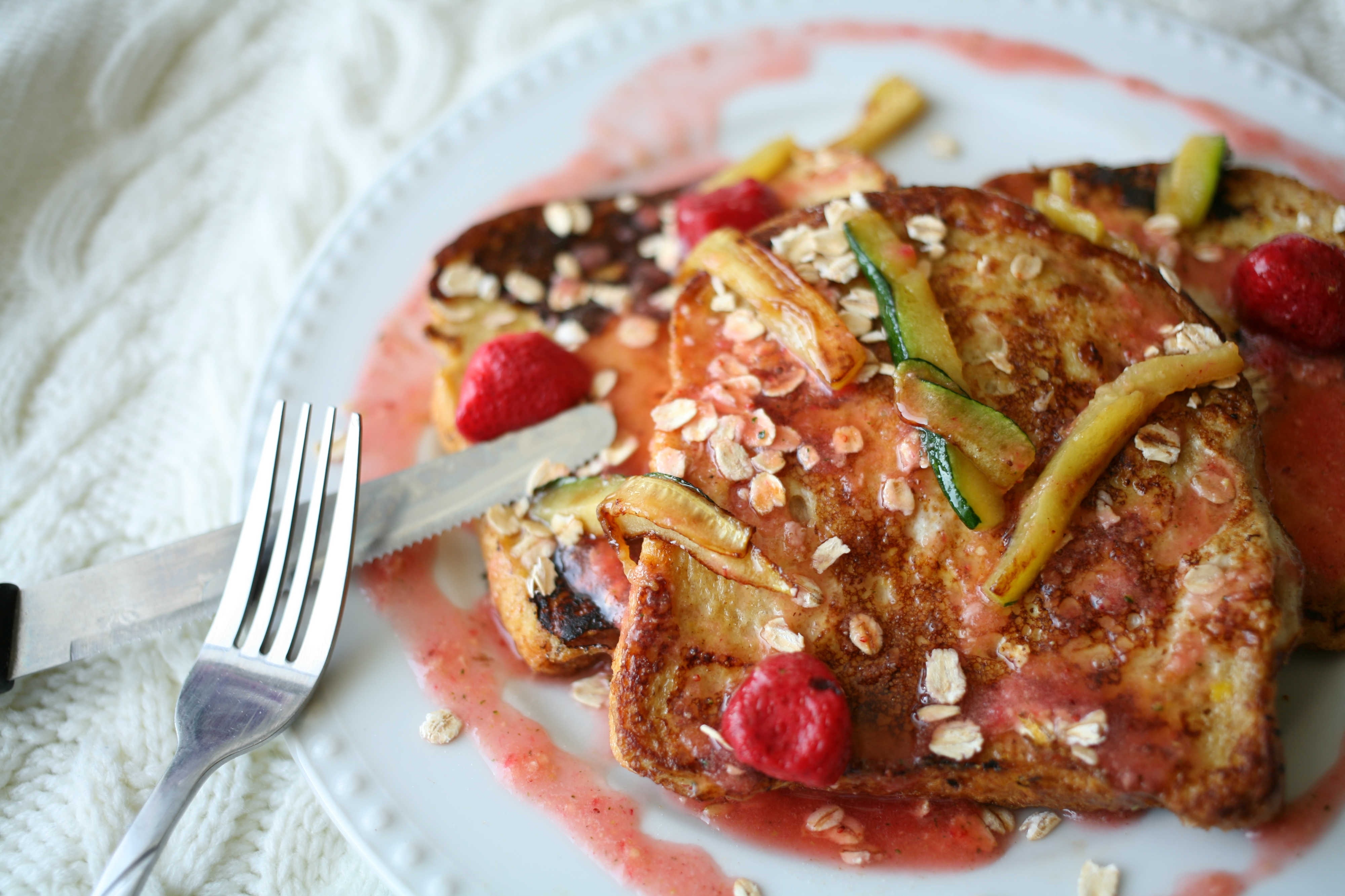 Photo free zucchini, french toast, vegetables