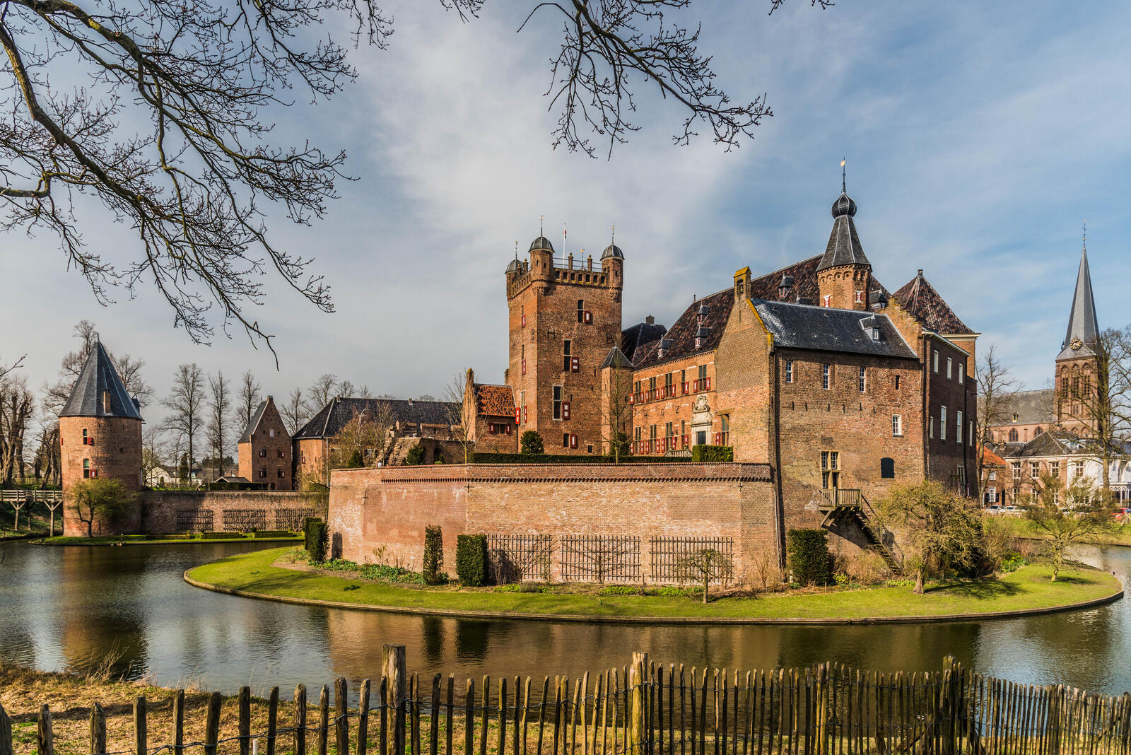 Wallpapers tower castles Netherlands on the desktop