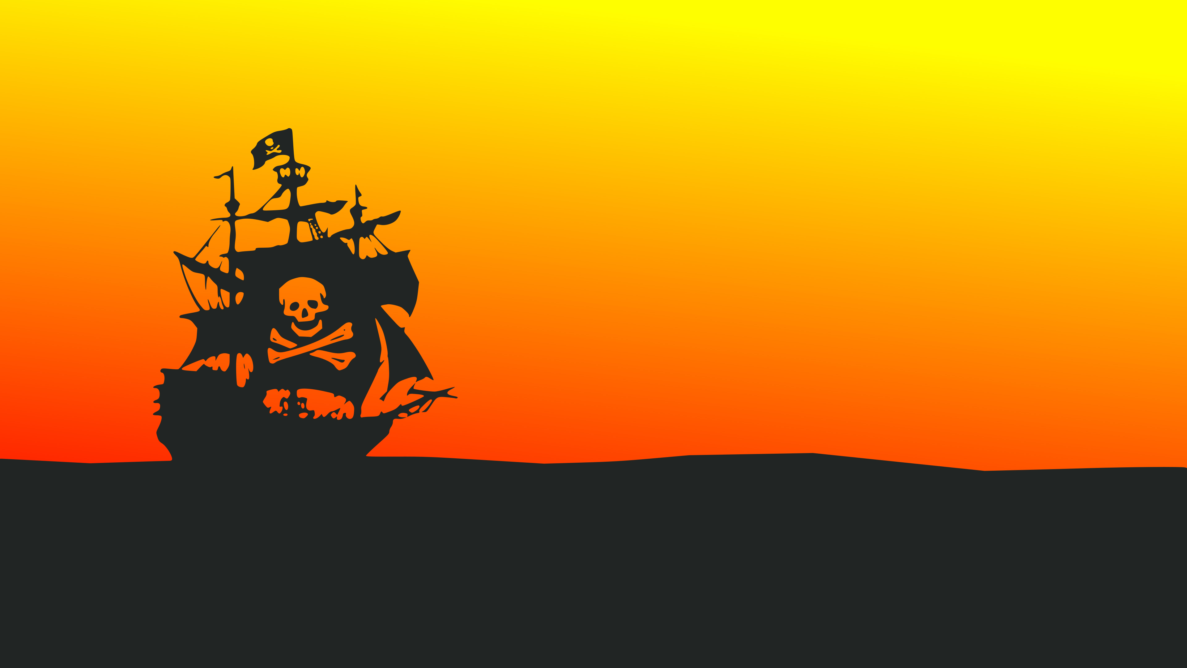 Фото бесплатно пират, флаг, корабль