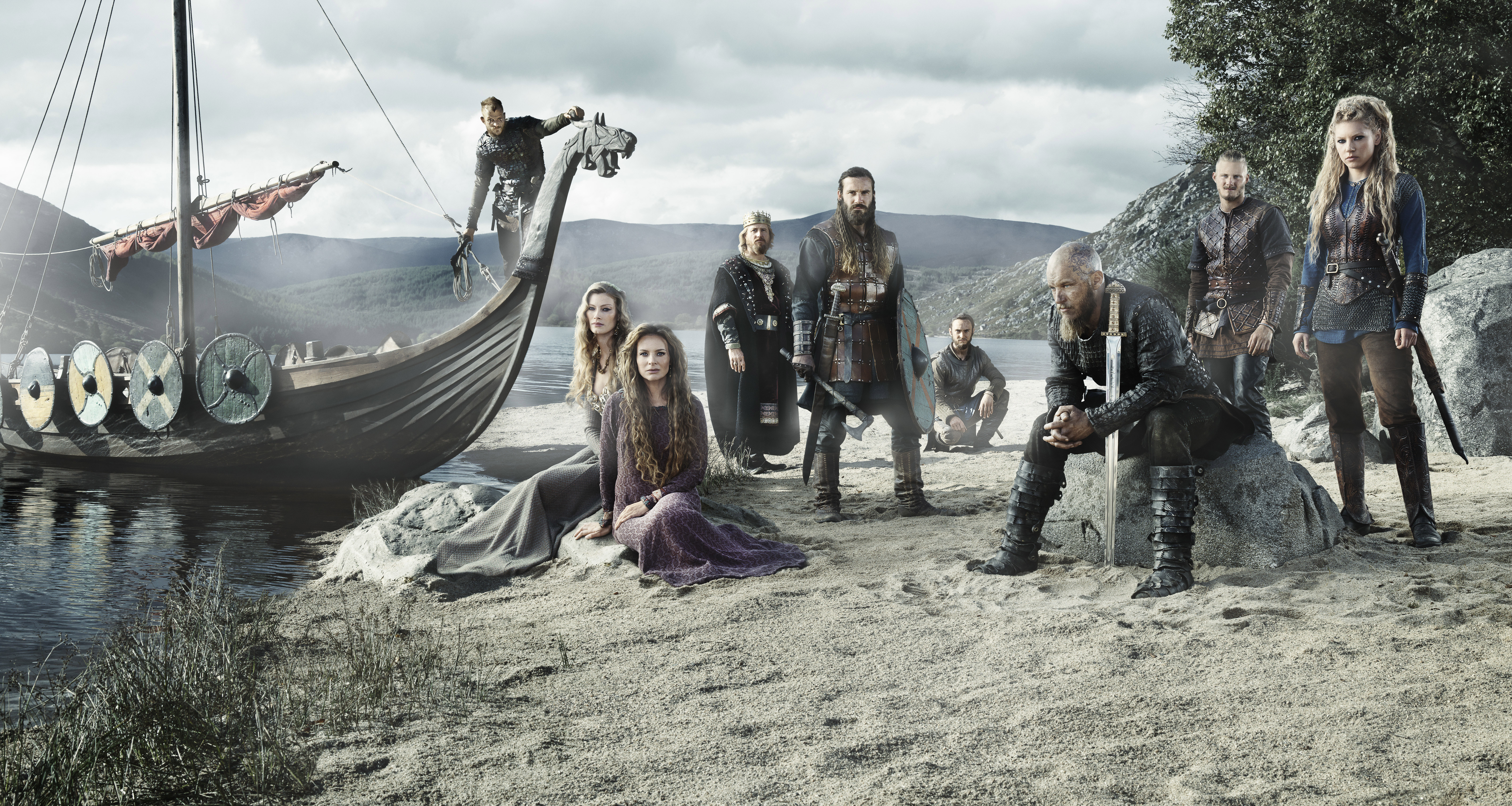 Wallpapers vikings TV show ship on the desktop