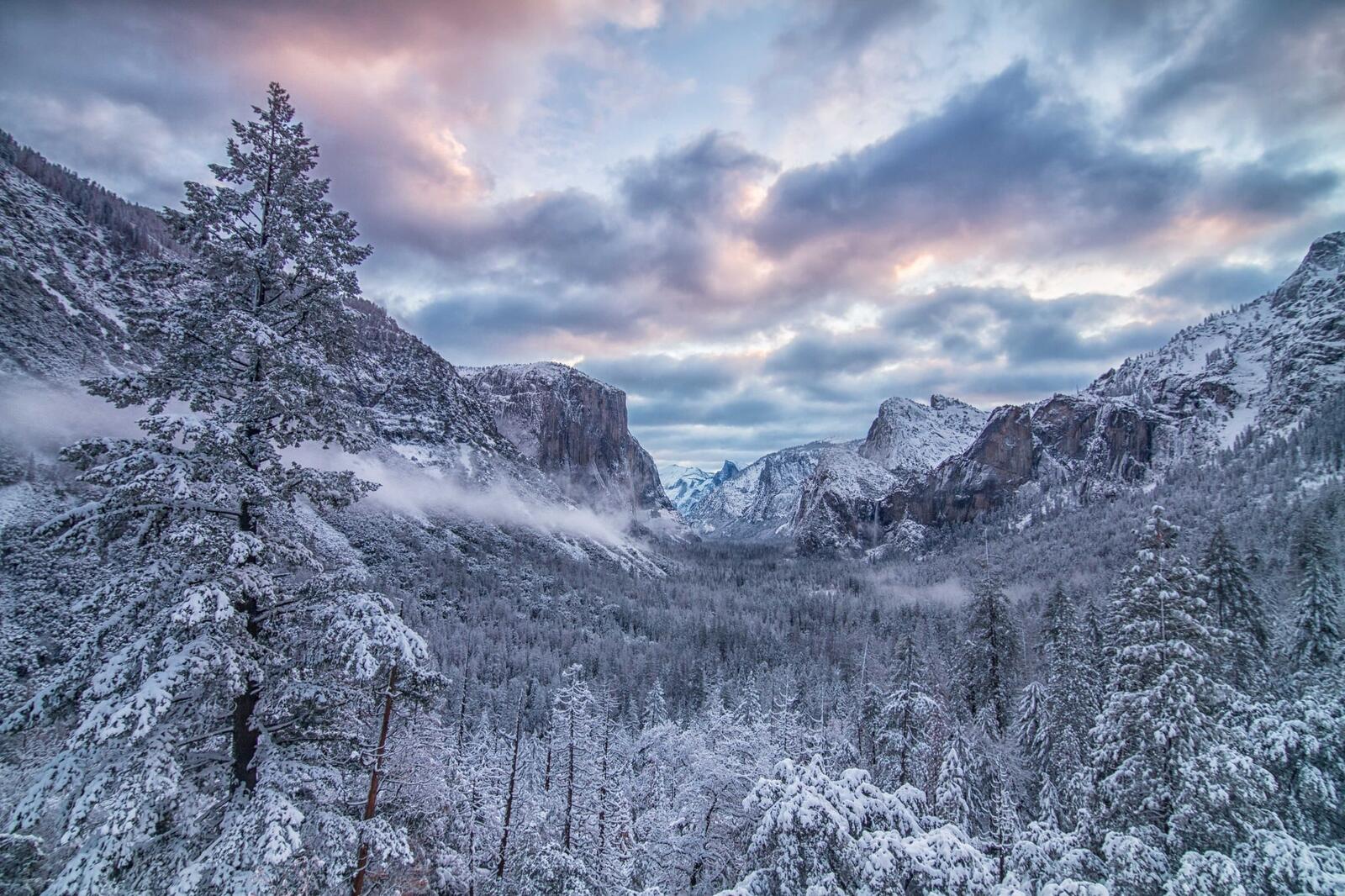 Бесплатное фото Фото картинки горы, зима