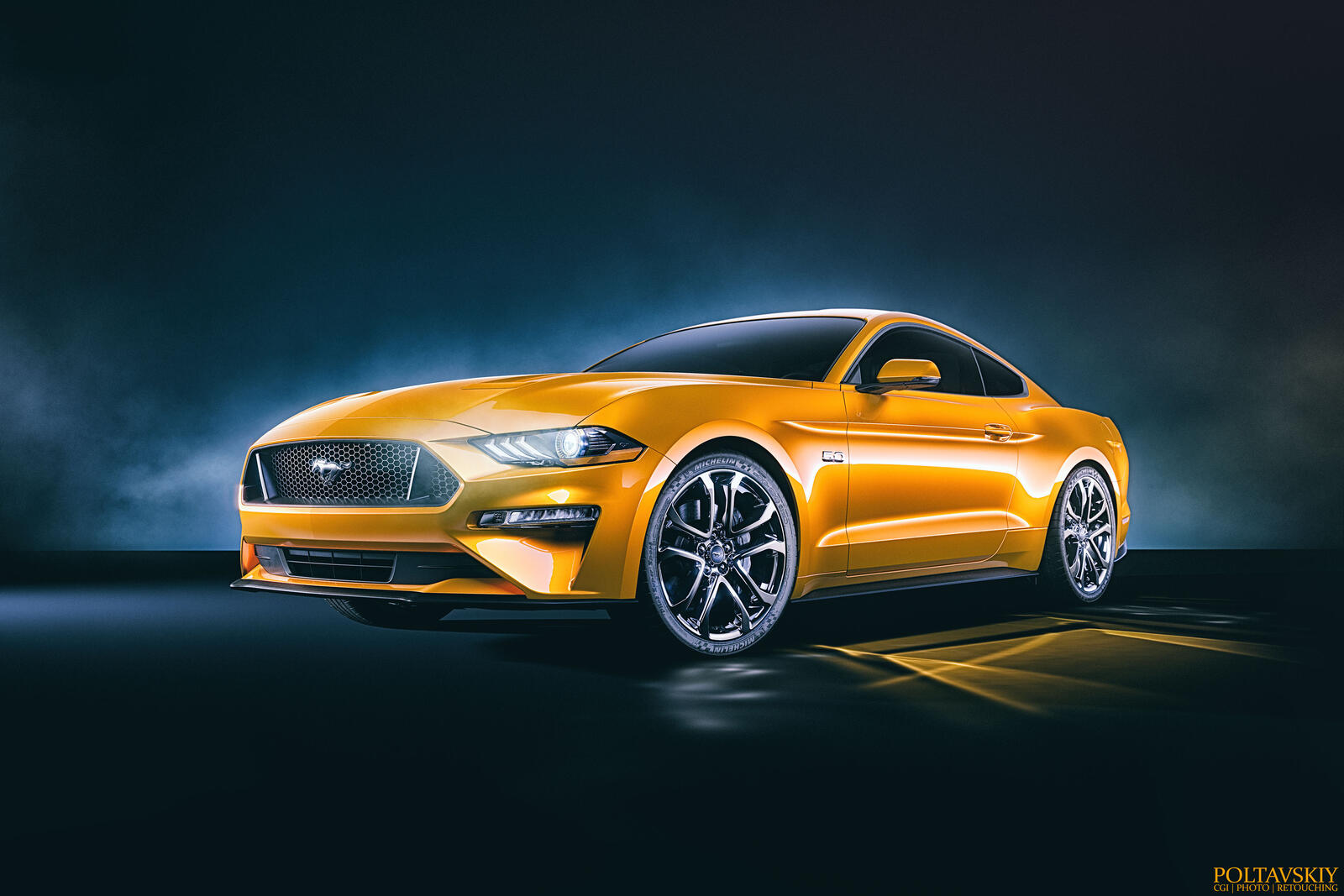 Wallpapers Mustang Ford Behance on the desktop