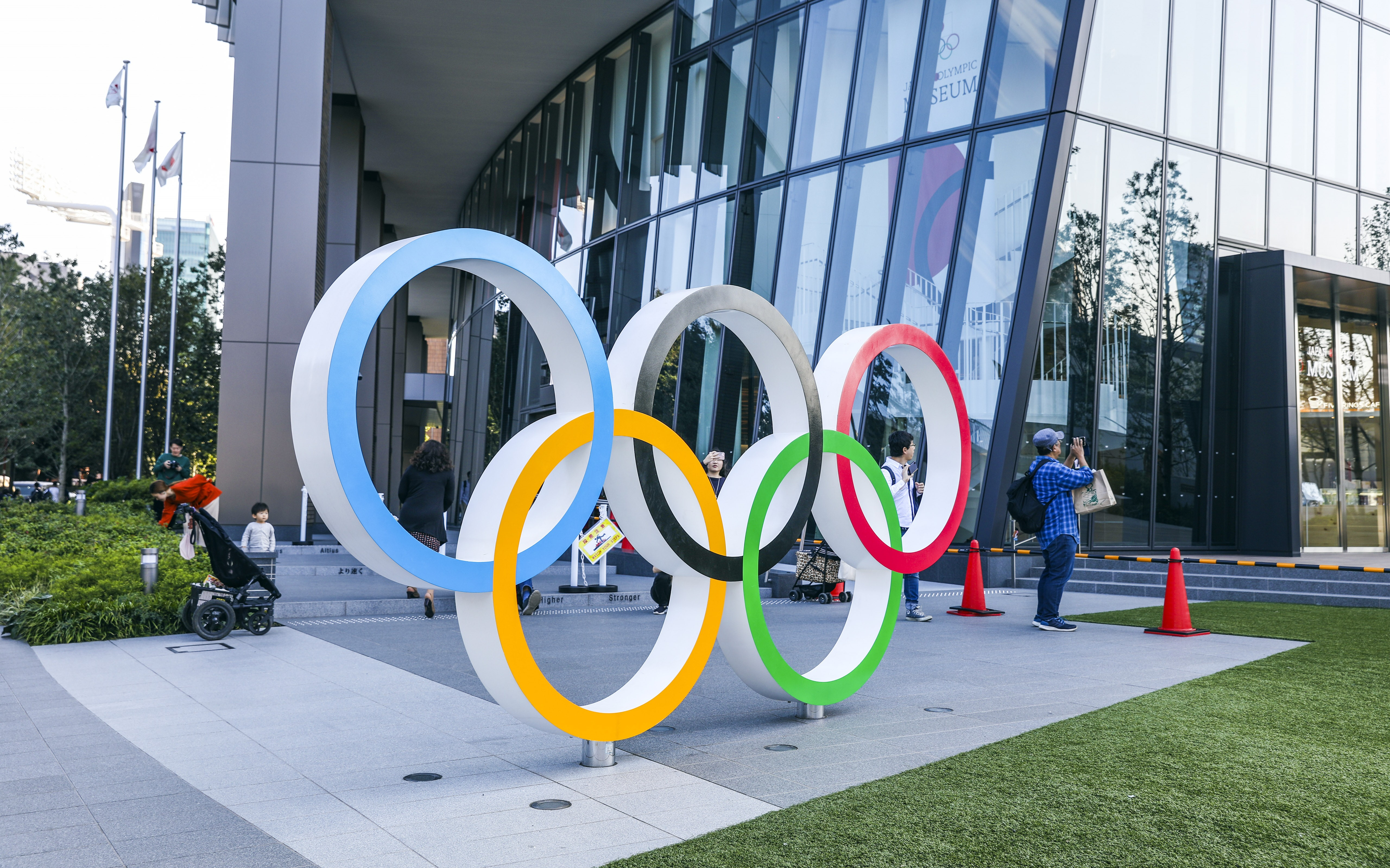 Обои логотип здание обои олимпийский музей на рабочий стол