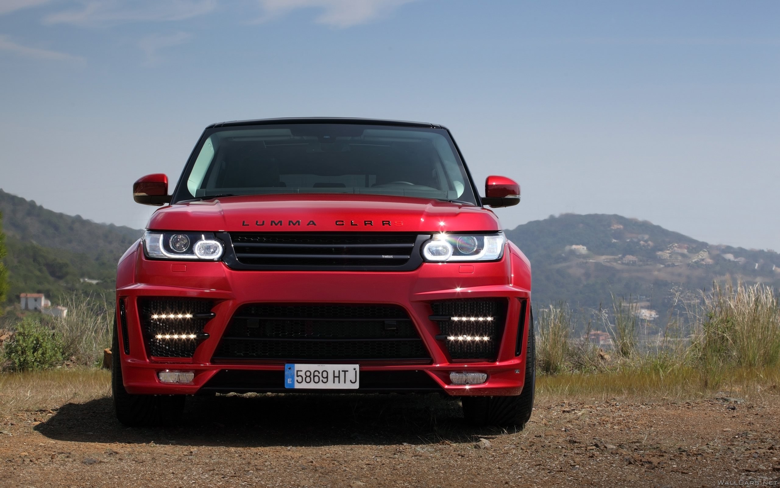 Wallpapers Range Rover cars red on the desktop