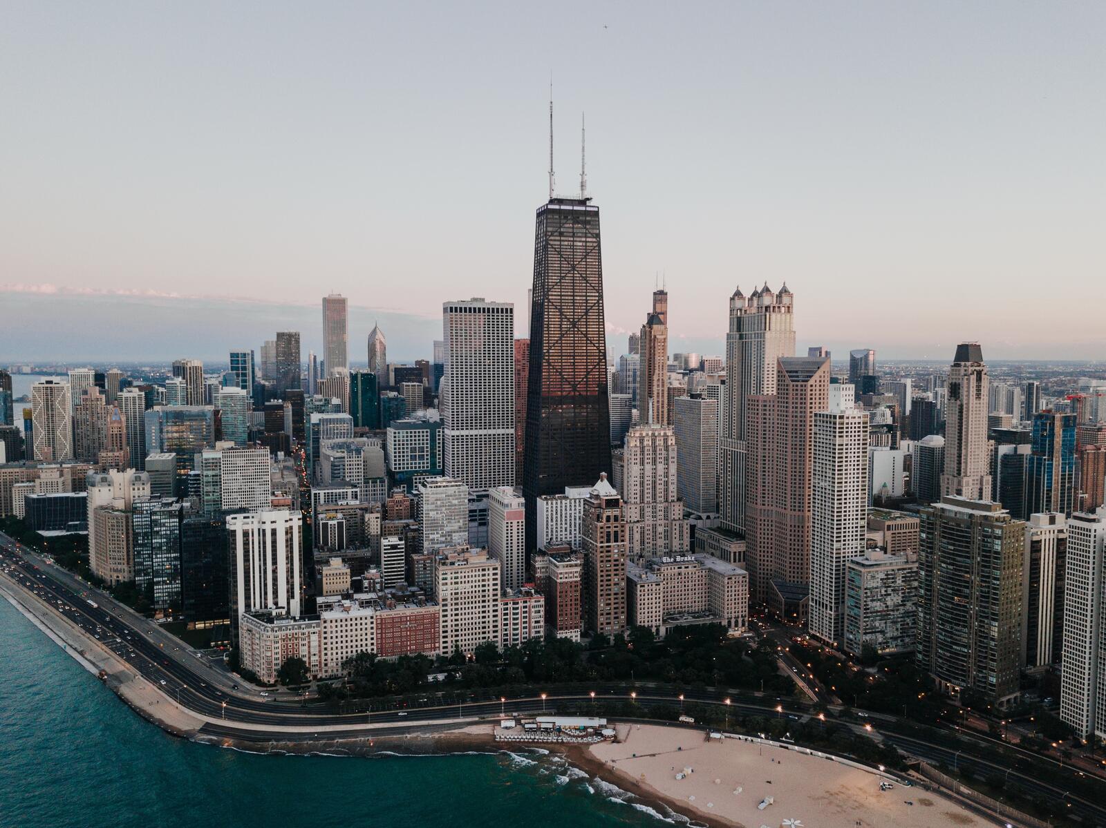 Обои обои сша Чикаго небоскребы на рабочий стол