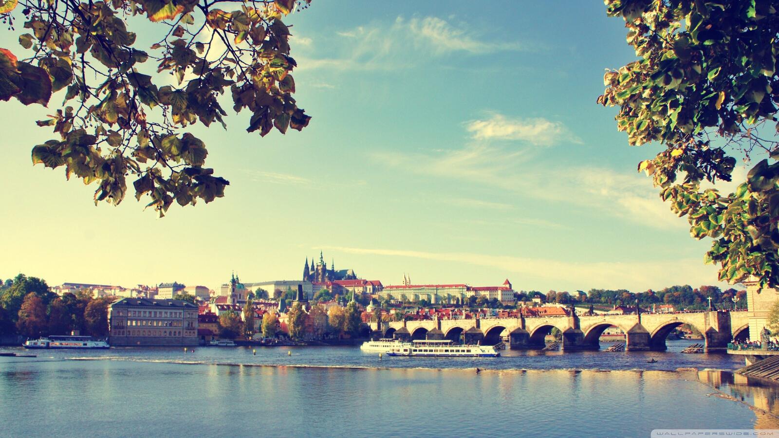 Обои Прага Чехия замок на рабочий стол