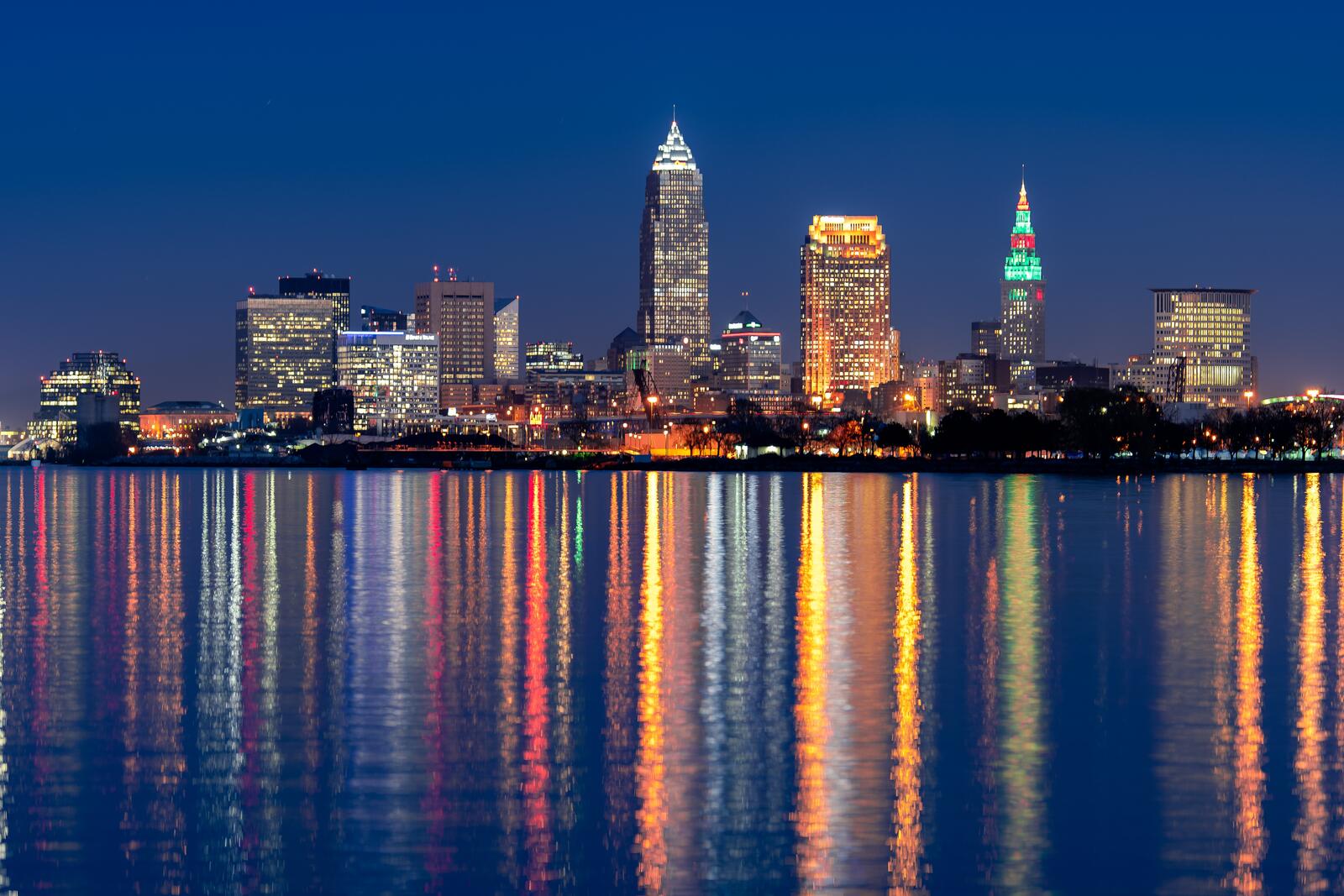 Wallpapers wallpaper united states cleveland cityscape on the desktop