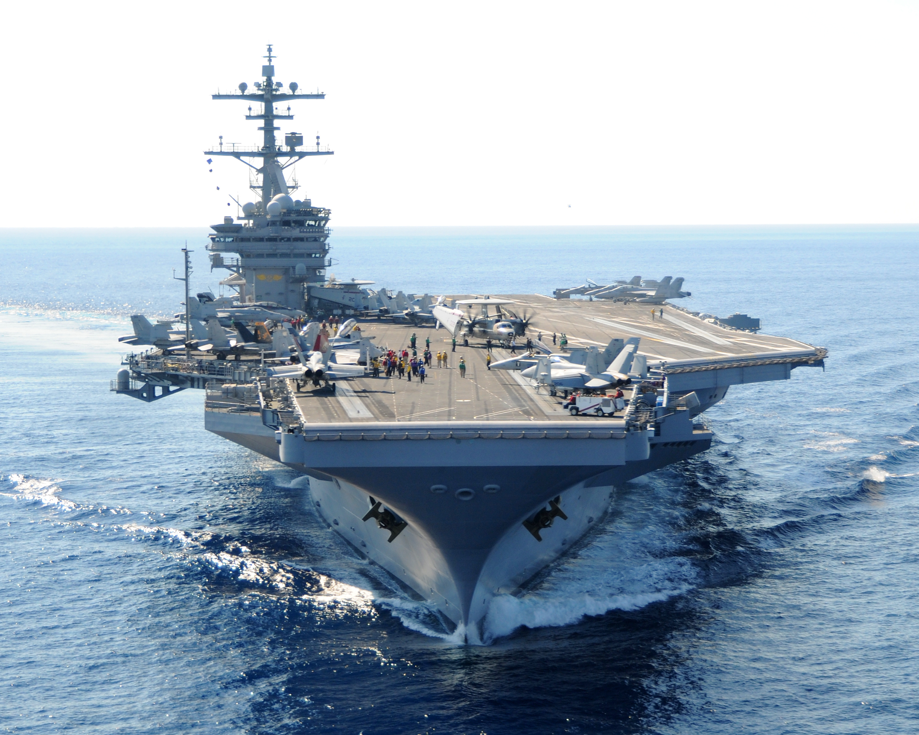 Wallpapers aircraft aircraft carrier military on the desktop