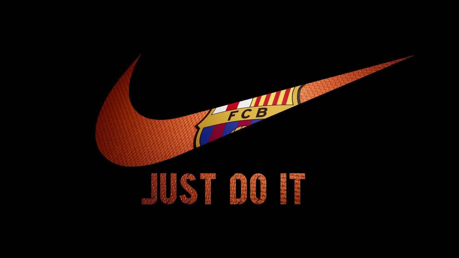Wallpapers FC Barcelona logo nike on the desktop