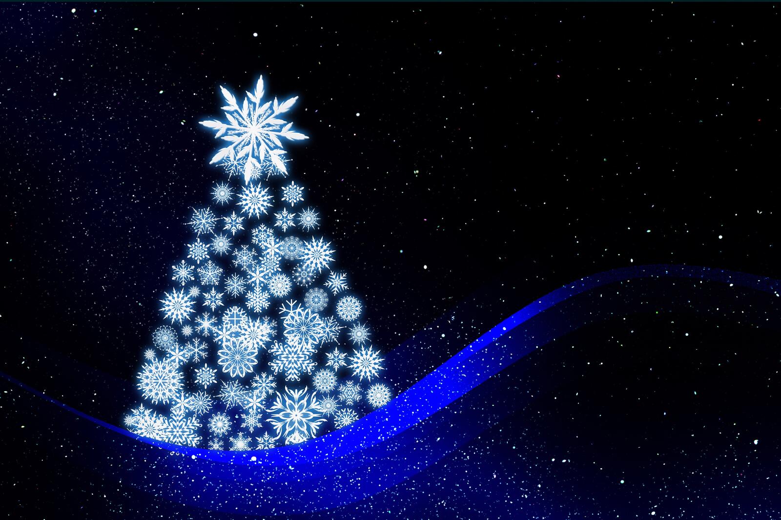 Wallpapers christmas herringbone snowflakes on the desktop