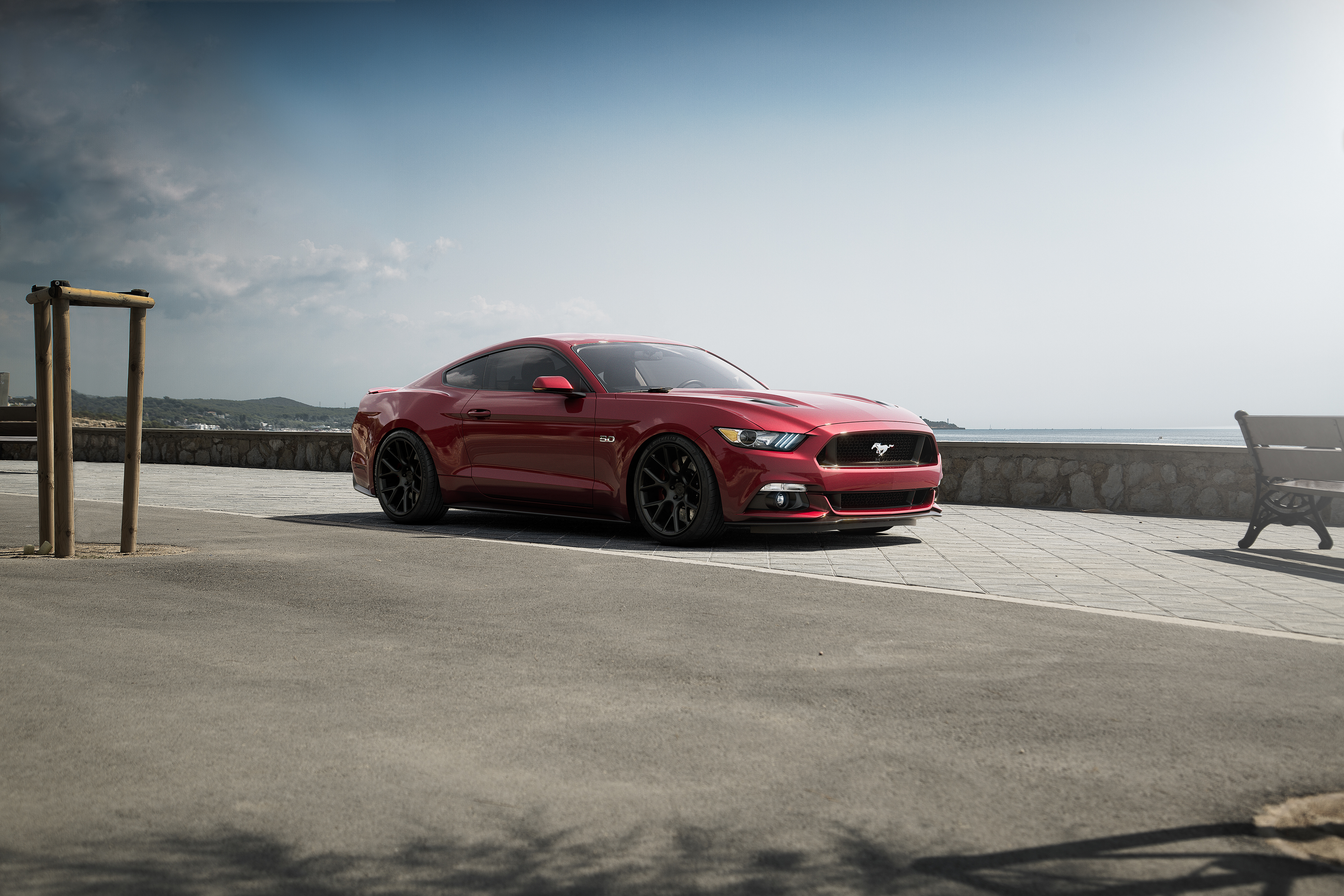Photo free Ford Mustang, Mustang, red car