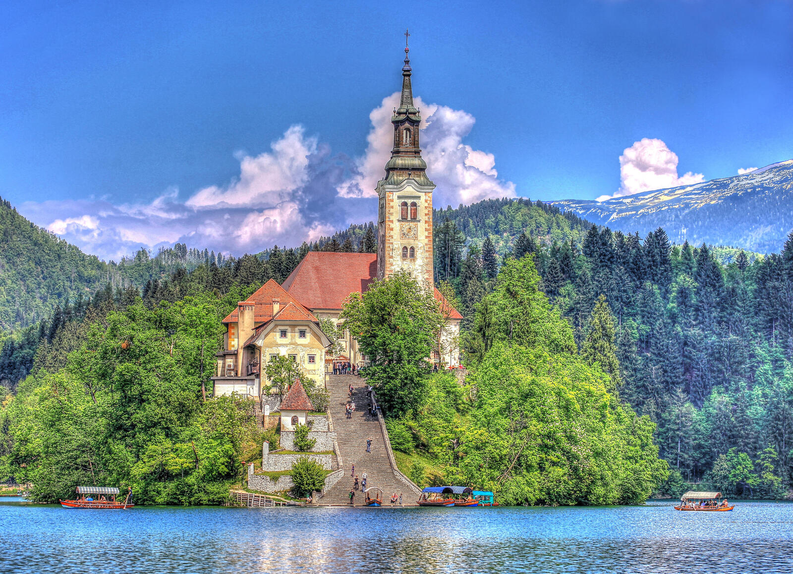 Wallpapers Slovenia Bled Island landscapes on the desktop