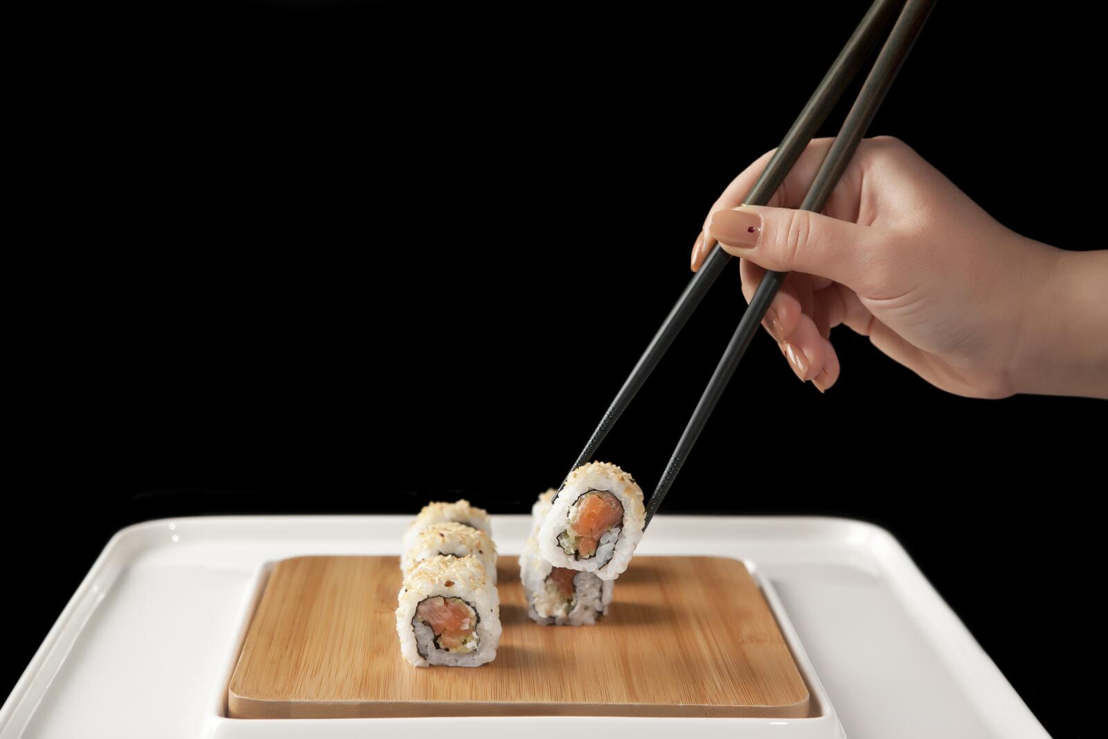 Wallpapers food manicure sushi on the desktop