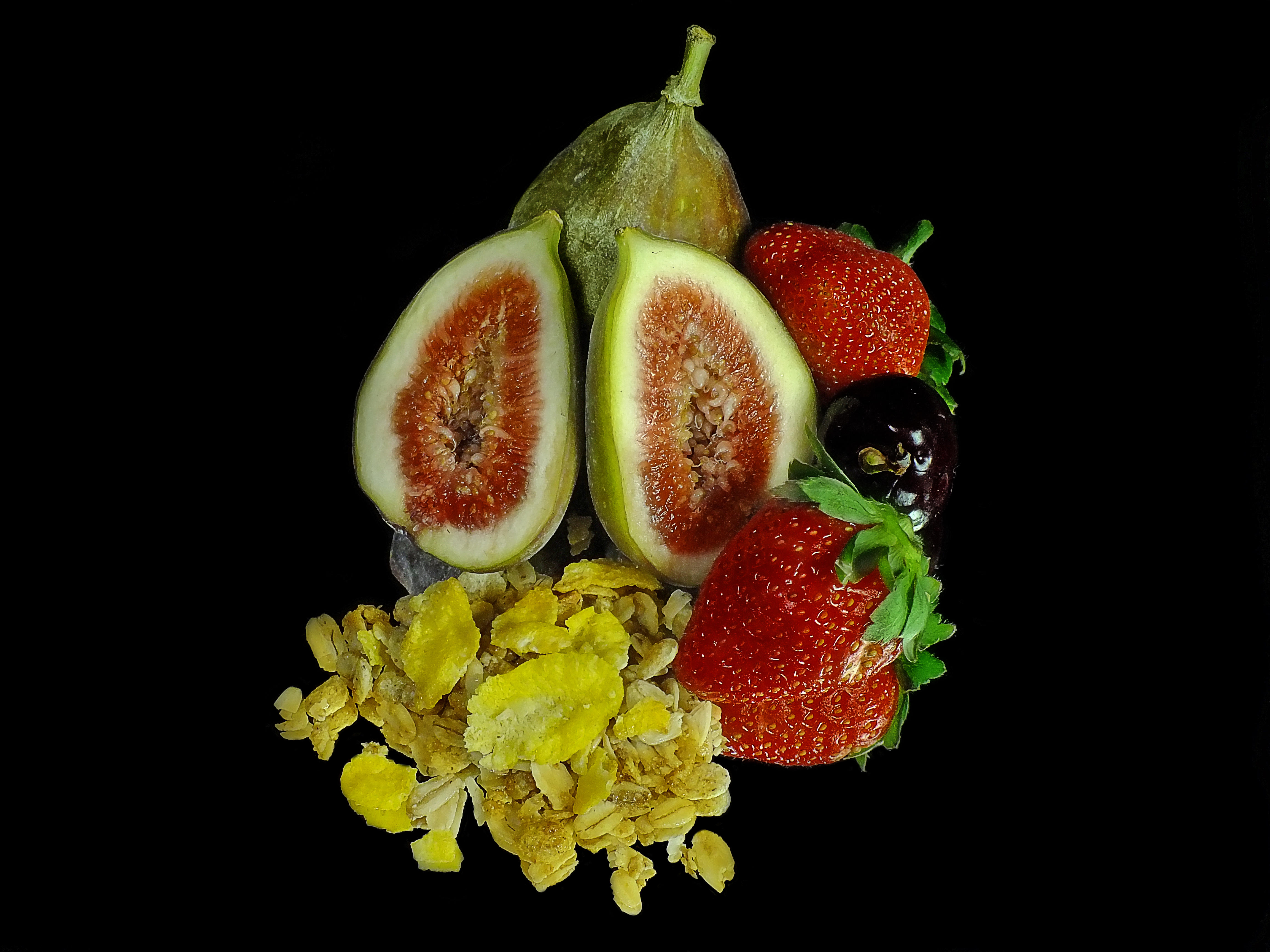 Фото бесплатно клубника, инжир, фрукты