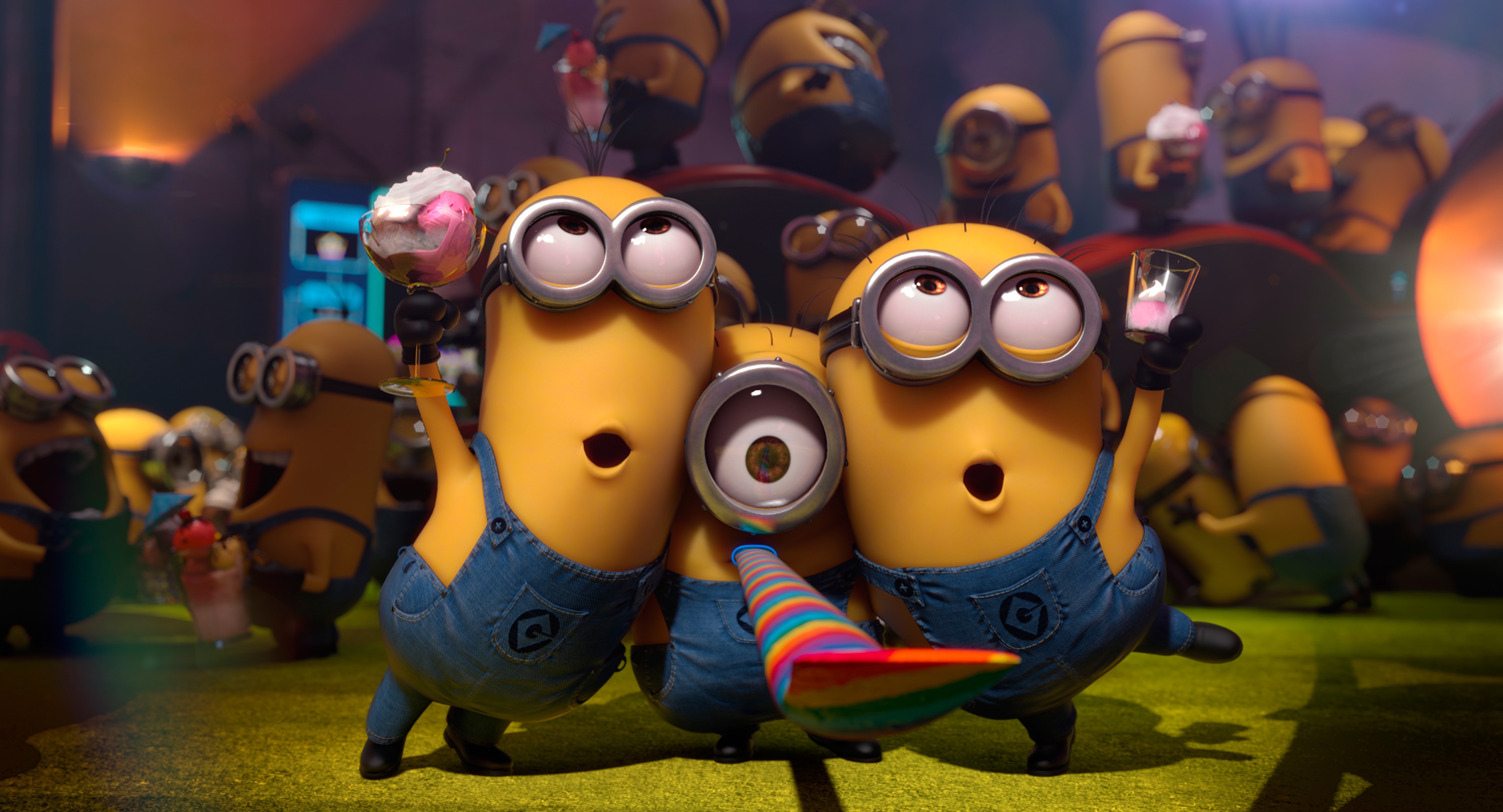 Wallpapers Despicable me 2 minions animation on the desktop