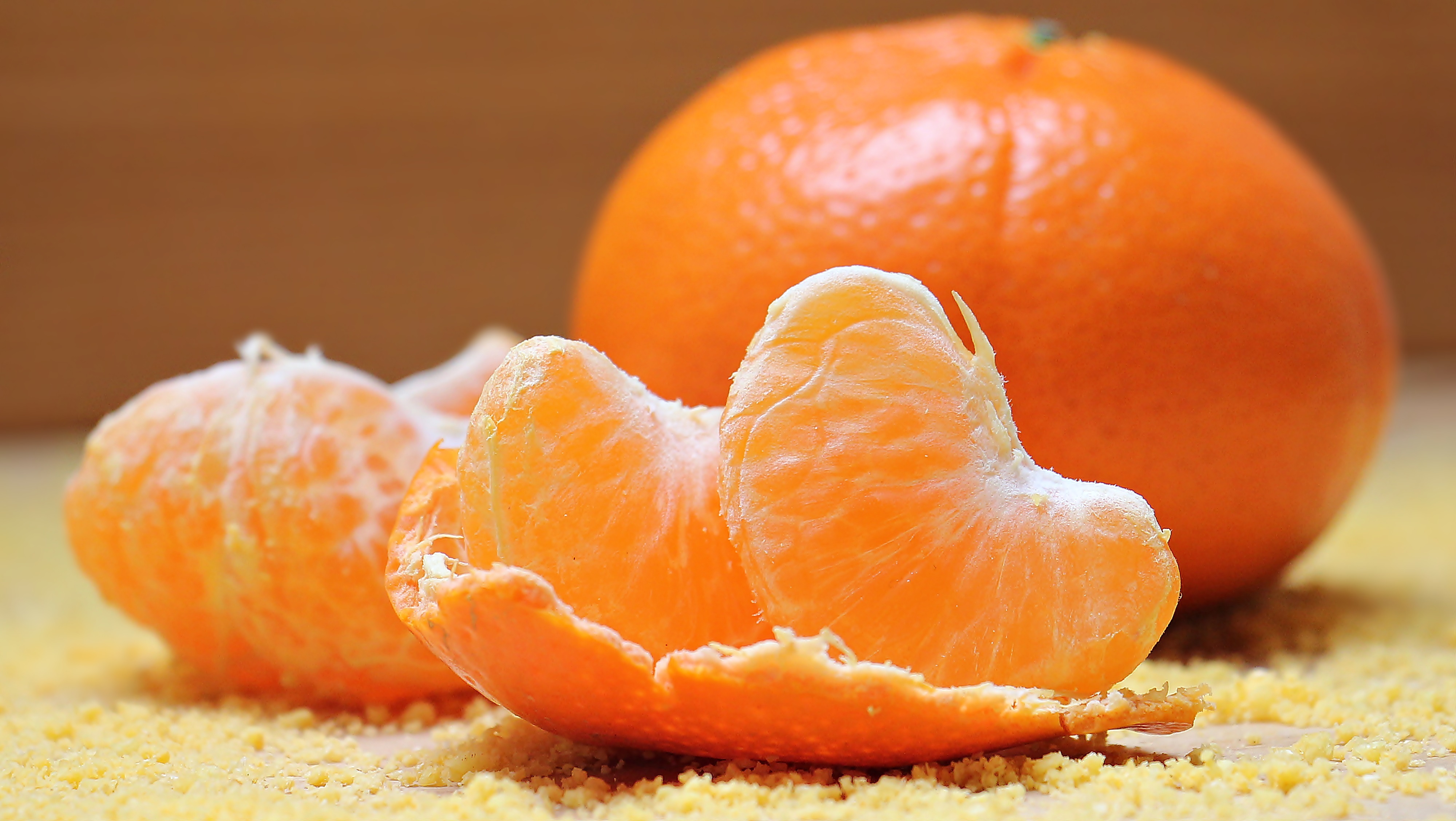 桌面上的壁纸柚子 营养 橘色