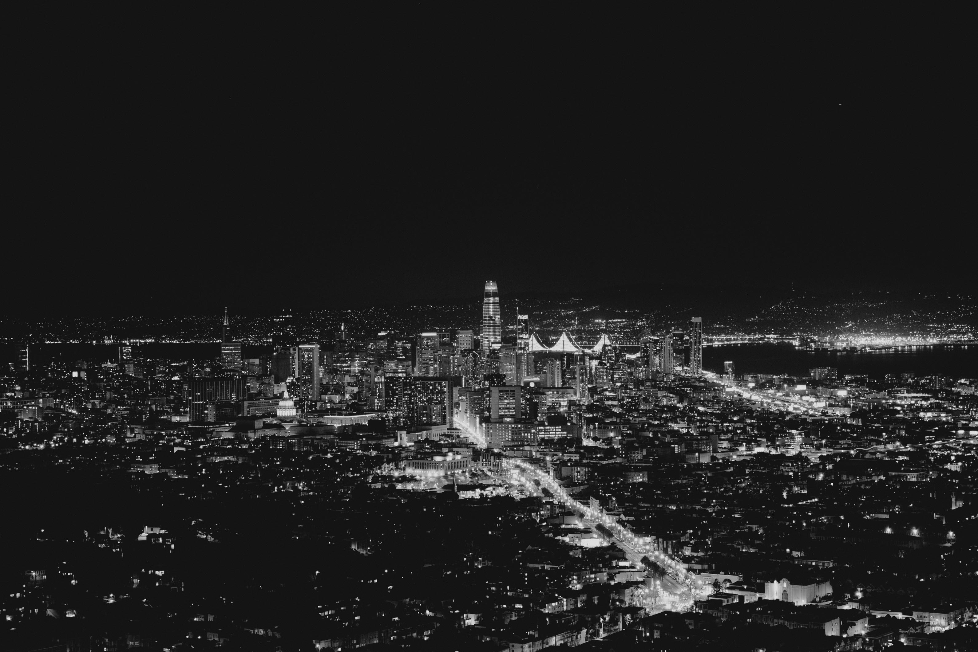 免费照片旧金山的夜晚-