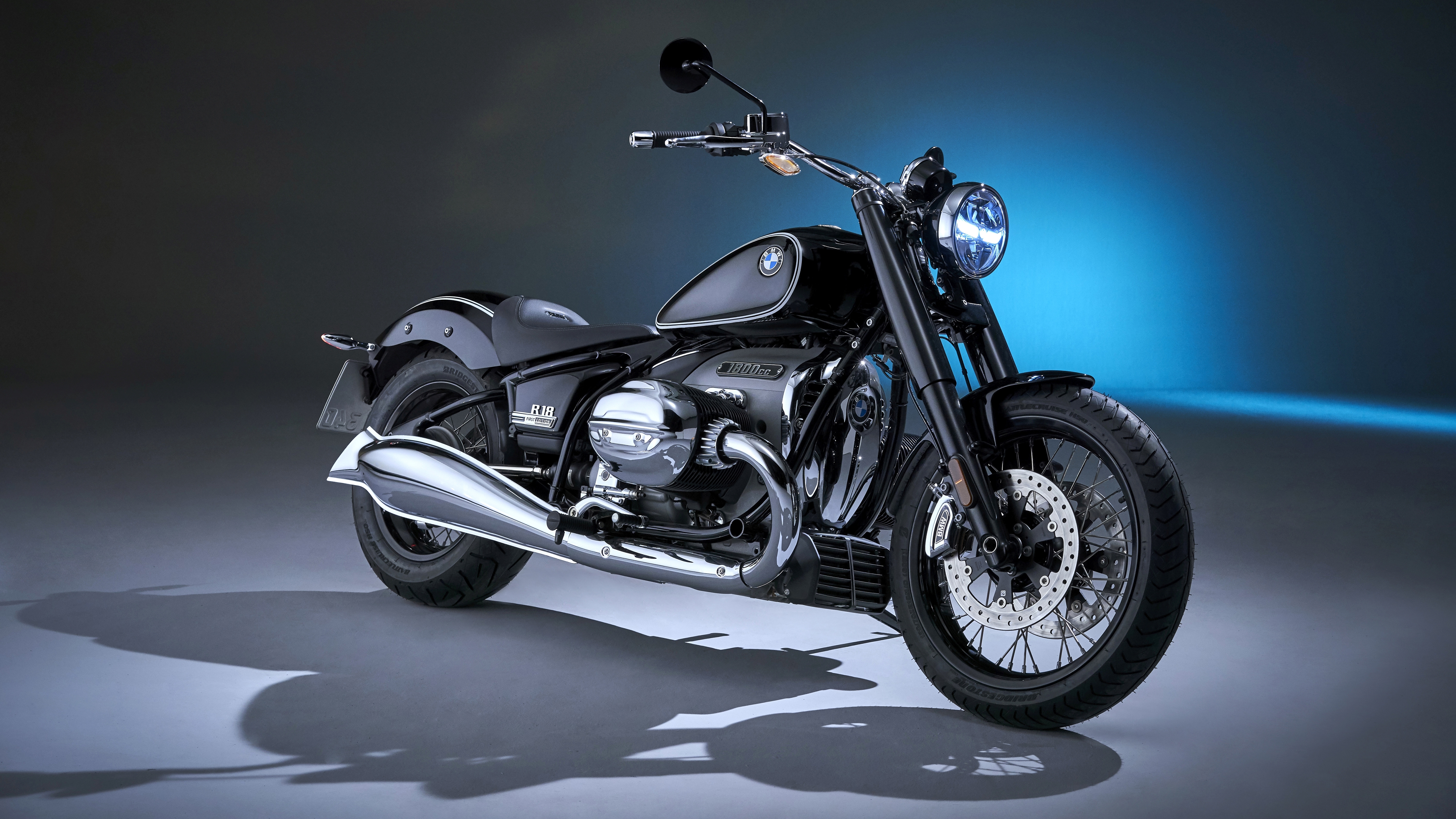 桌面上的壁纸黑摩托 摩托车 宝马 R18 第一版