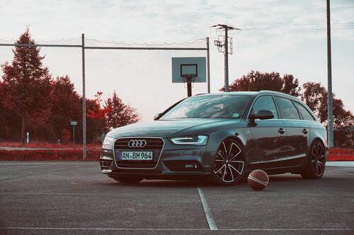 Audi on the basketball court