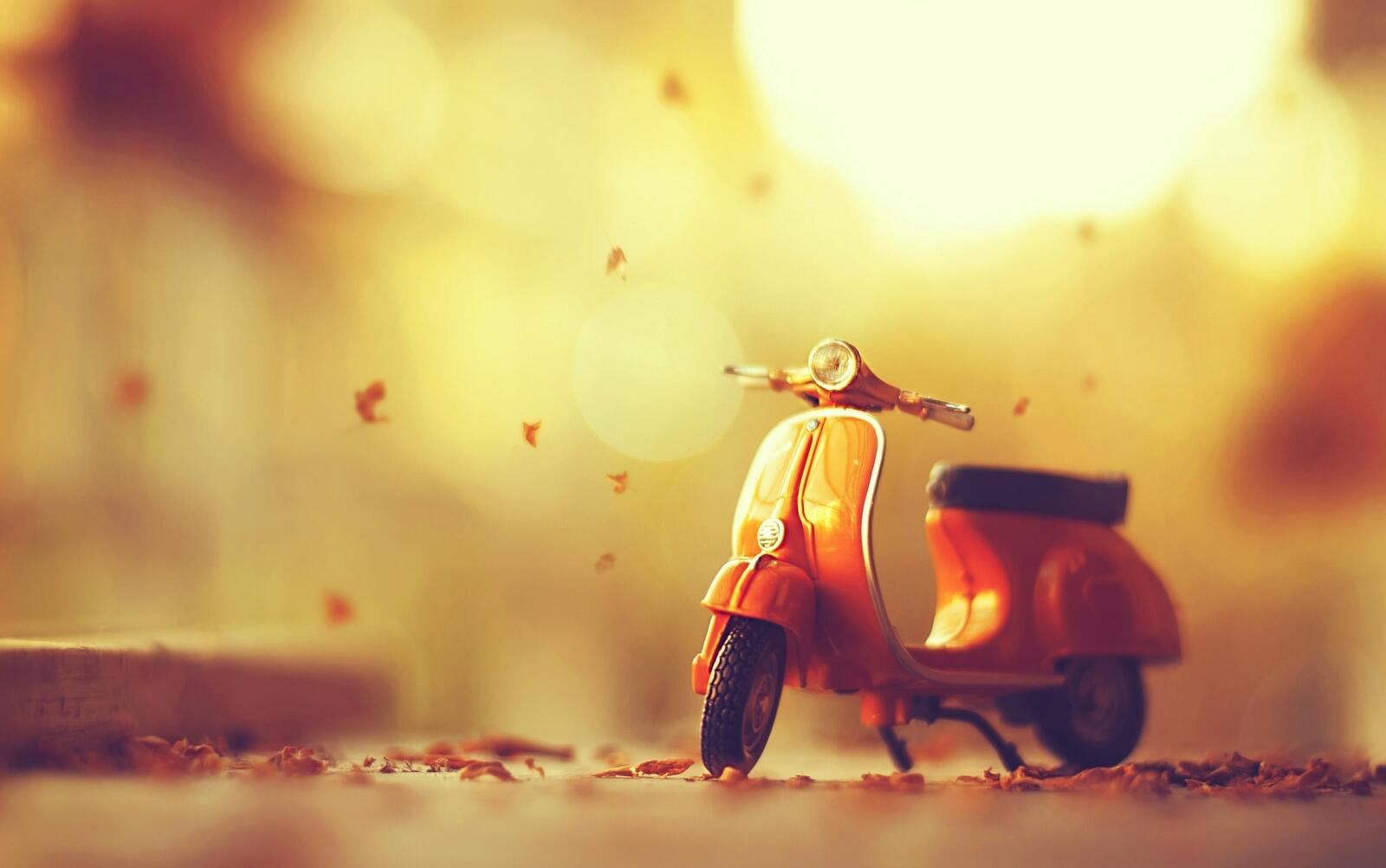 Wallpapers toy scooter motorcycles scooter on the desktop