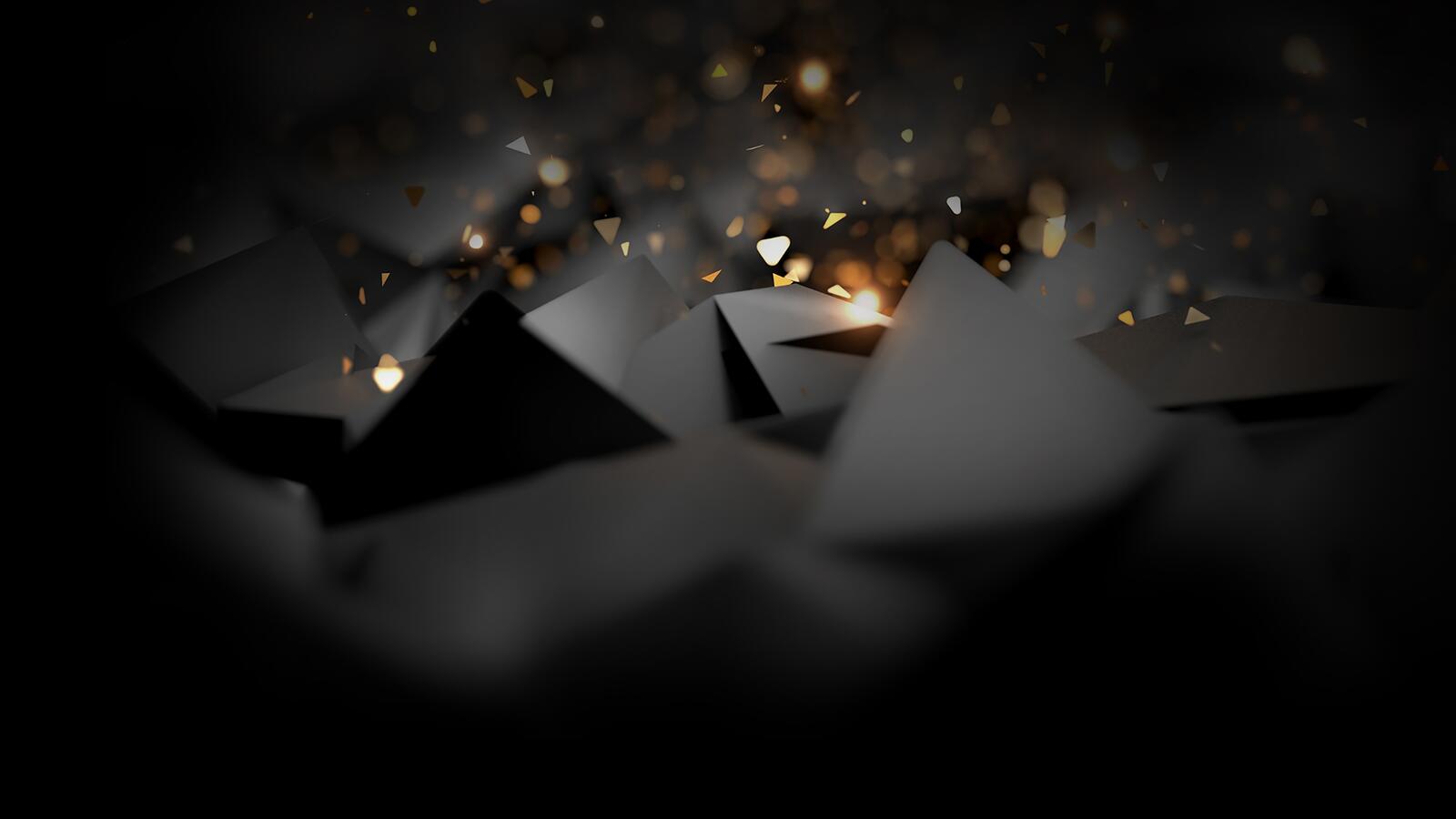 Wallpapers particles shards wallpaper gloomy triangles on the desktop
