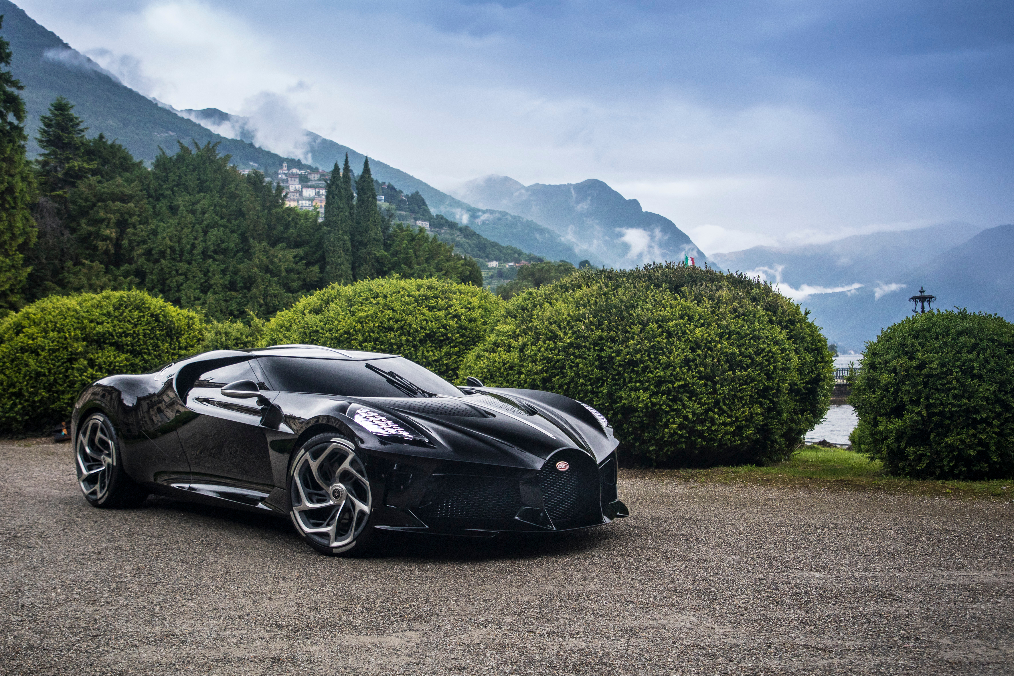 Обои Bugatti La Voiture Noire Бугатти 2019 машины на рабочий стол