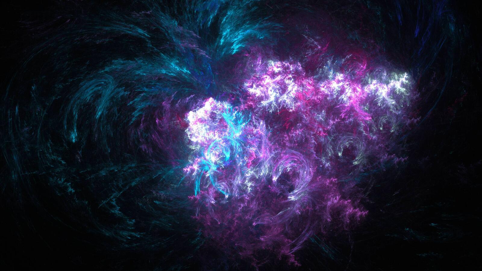 Wallpapers stars space nebula on the desktop