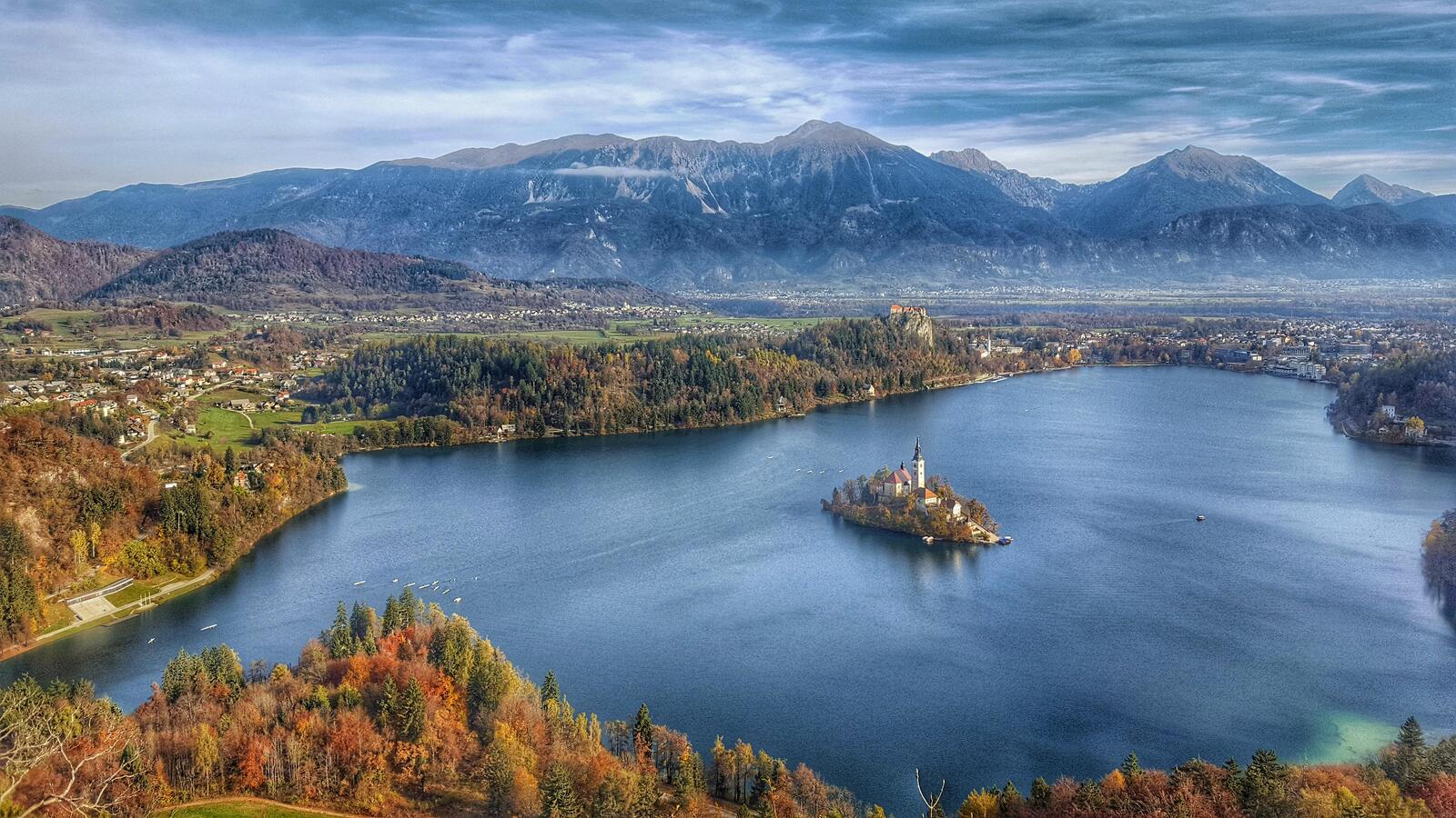 Wallpapers Bled Bled Island Slovenia on the desktop