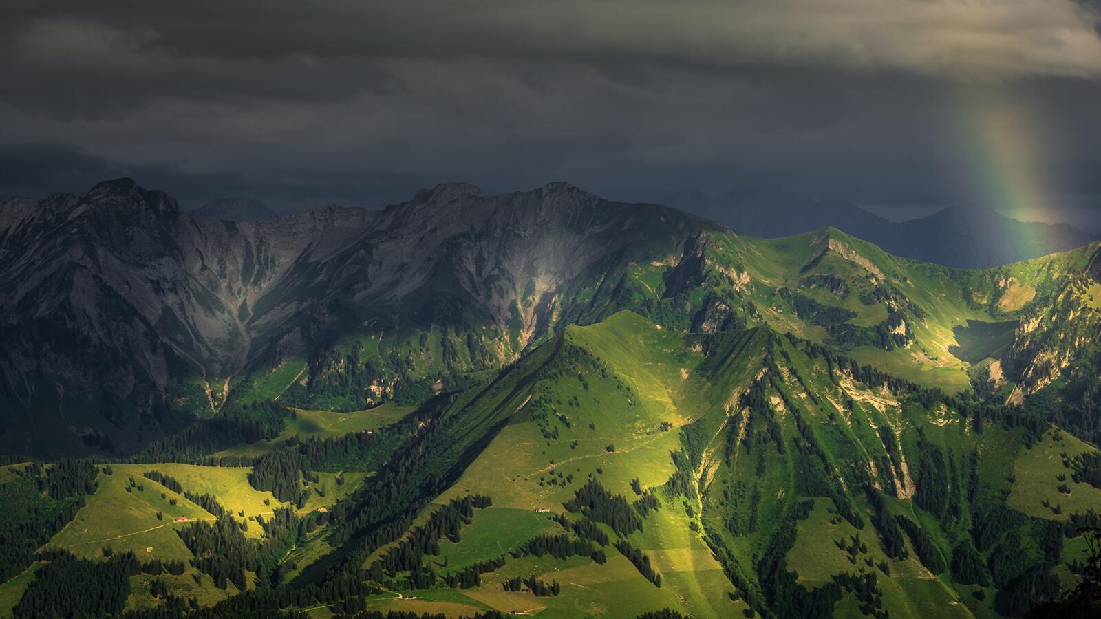 Обои Швейцария Альпы пейзаж на рабочий стол