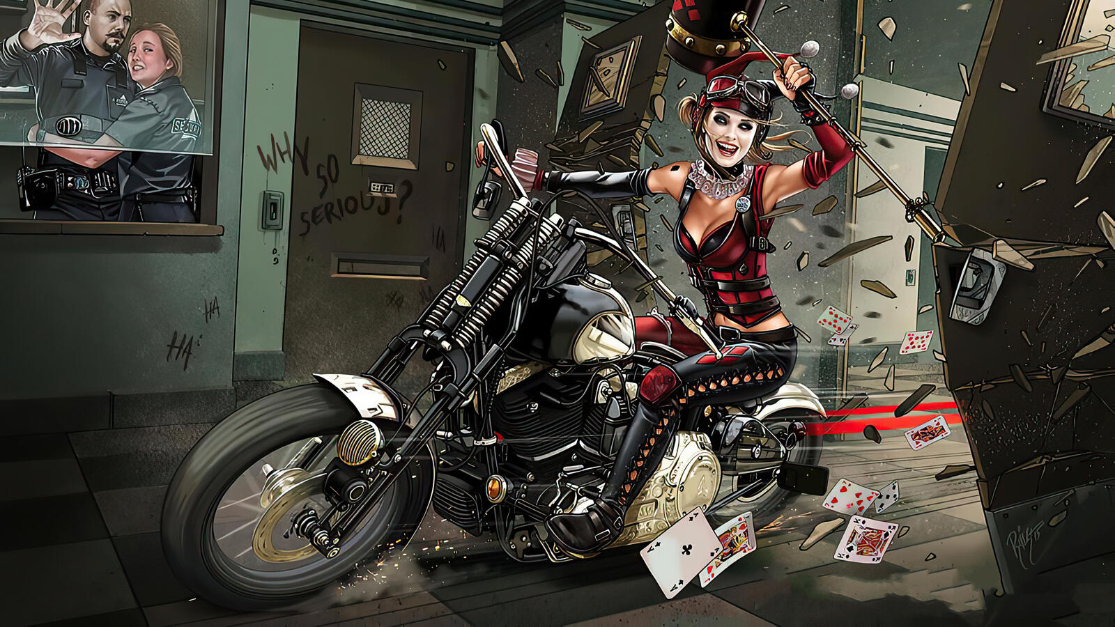 Wallpapers artist movies Harley Quinn on the desktop