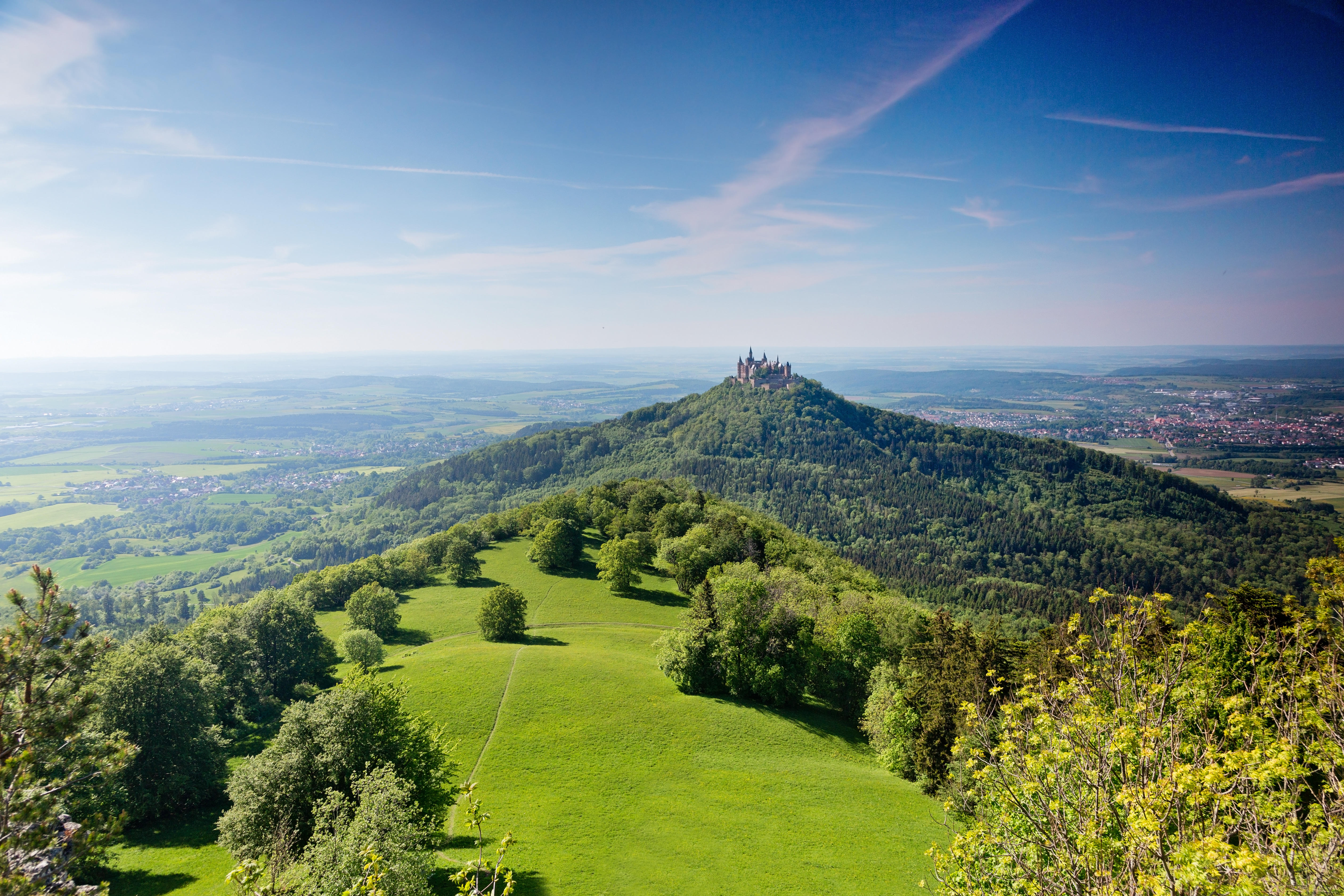 Photo free Hohenzollern Castle, Germany, fields
