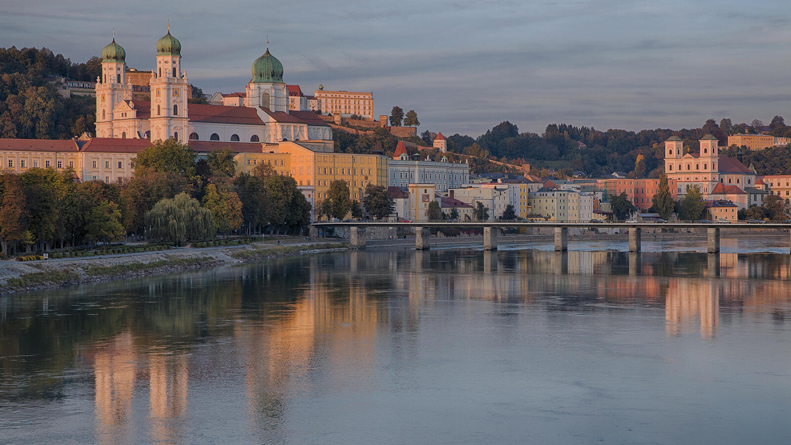Wallpapers Passau Danube Bavaria on the desktop