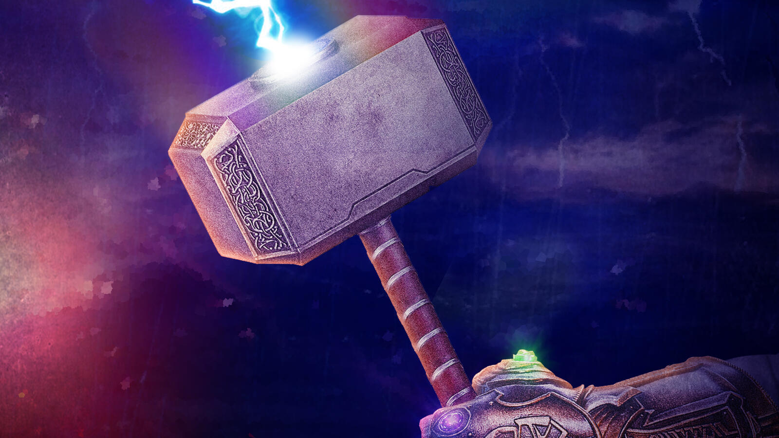 Wallpapers Thor thanos superheroes on the desktop