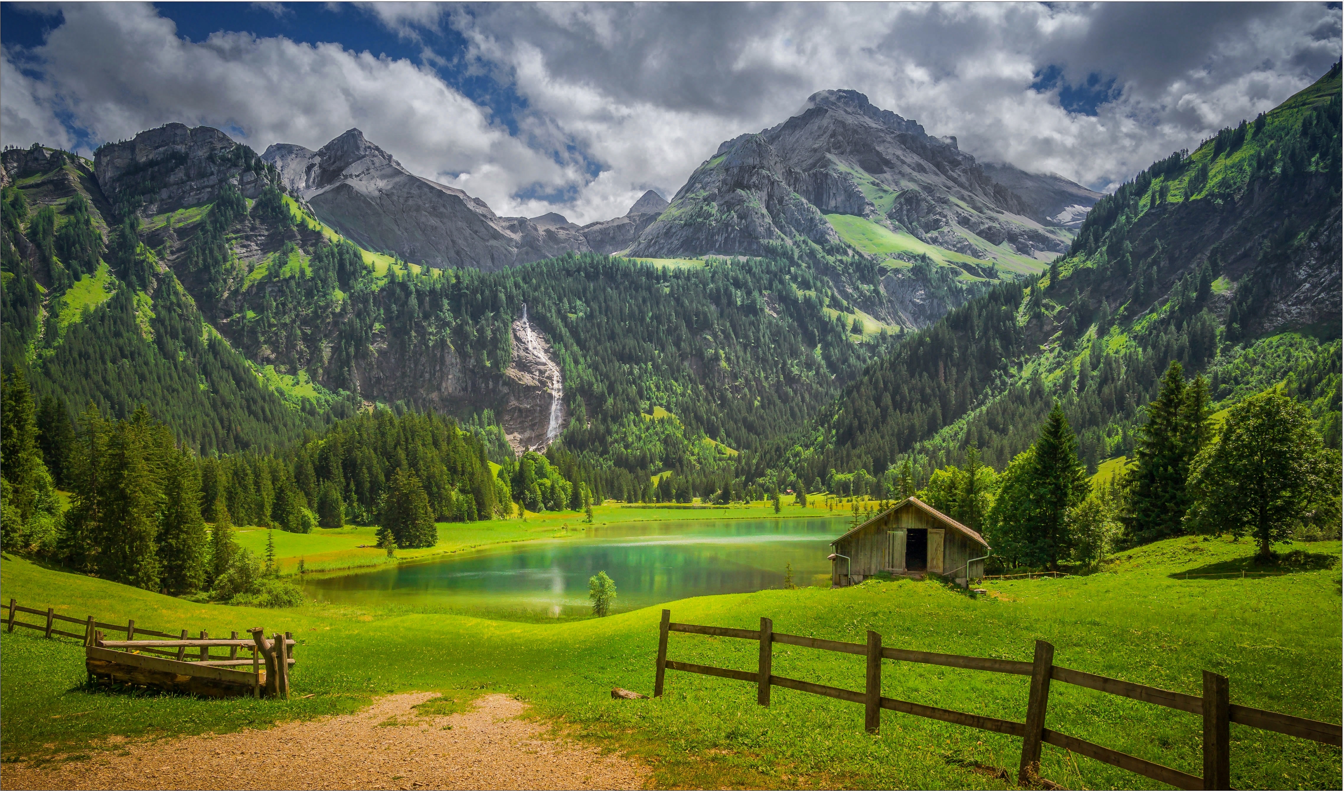 Photo Gstaad region Switzerland mountains - free pictures on Fonwall