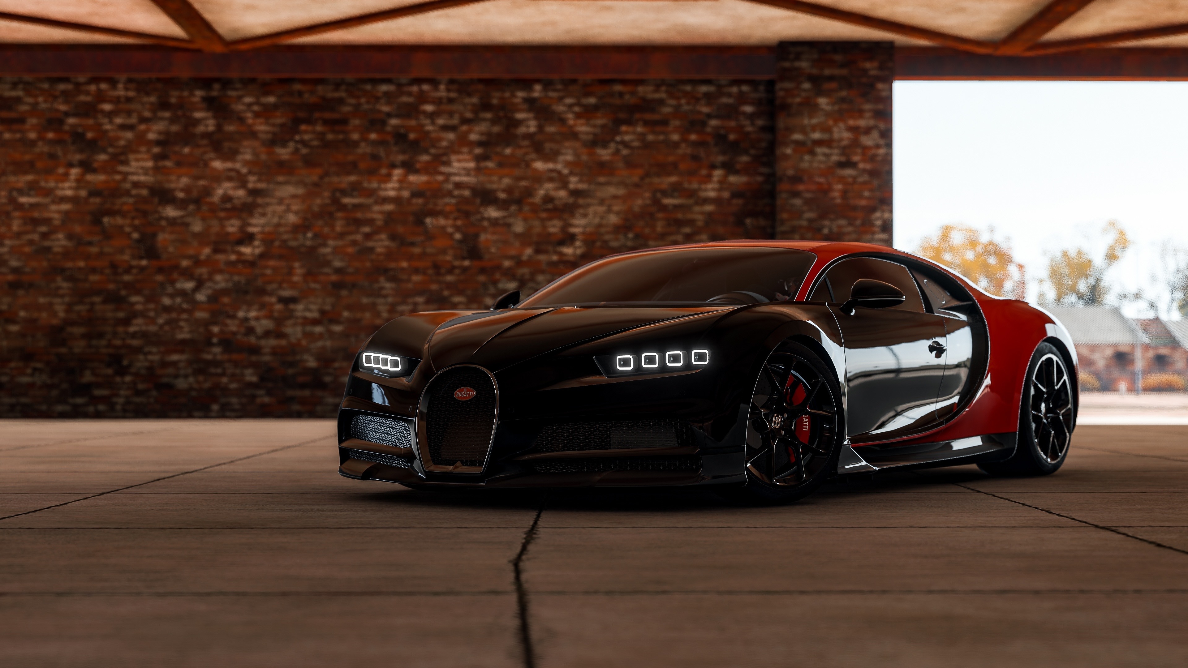 Обои Horizon Forza 4 Bugatti суперкар на рабочий стол