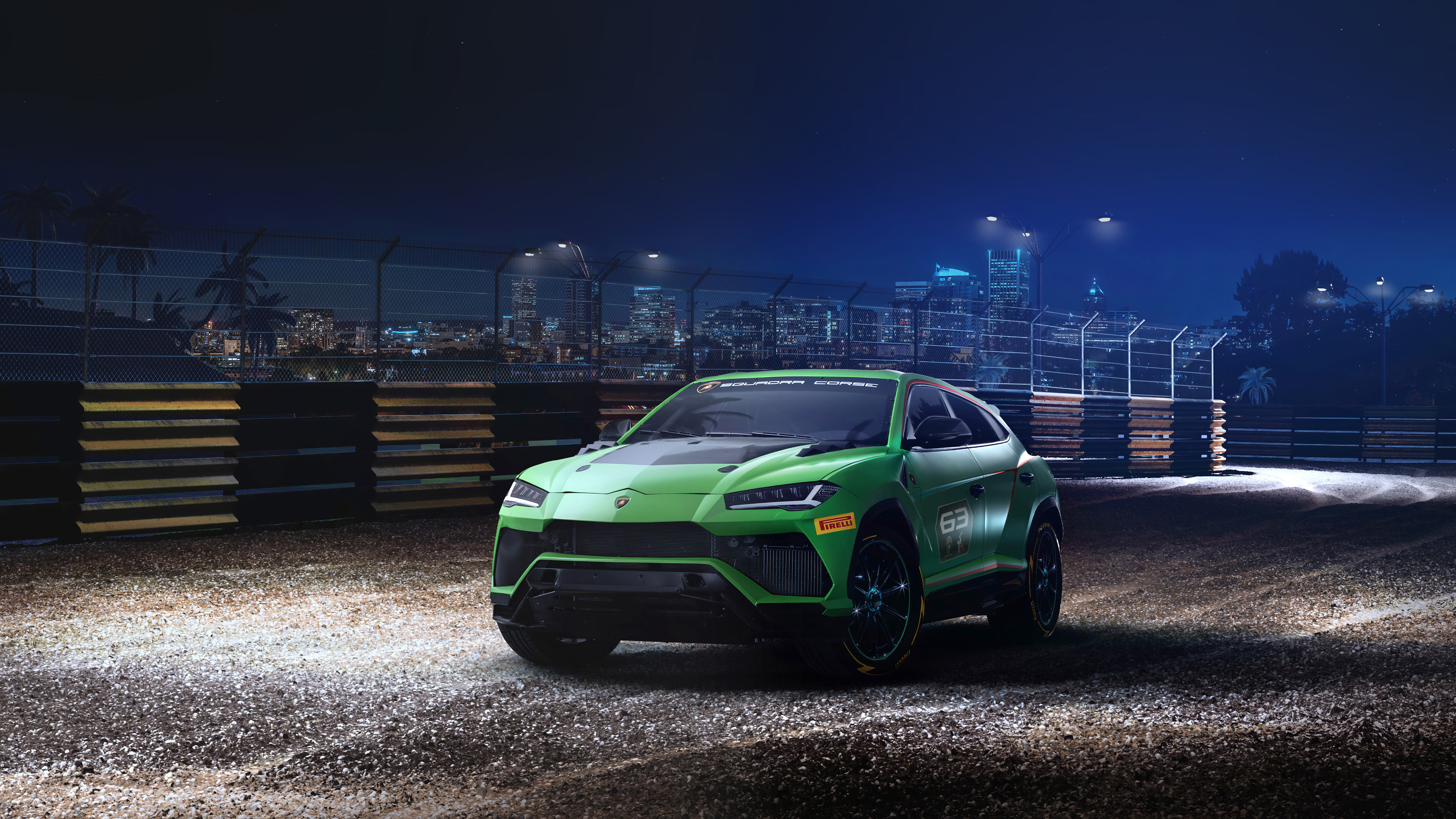 Обои машины Lamborghini Urus автомобили 2018 года на рабочий стол