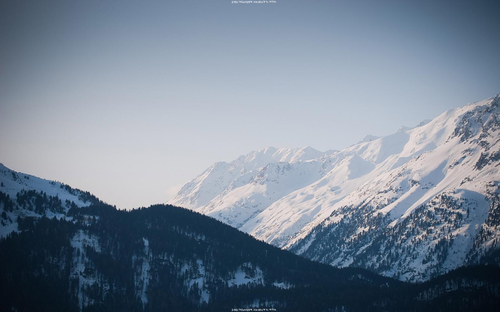 Wallpapers horizon summit mountain range on the desktop