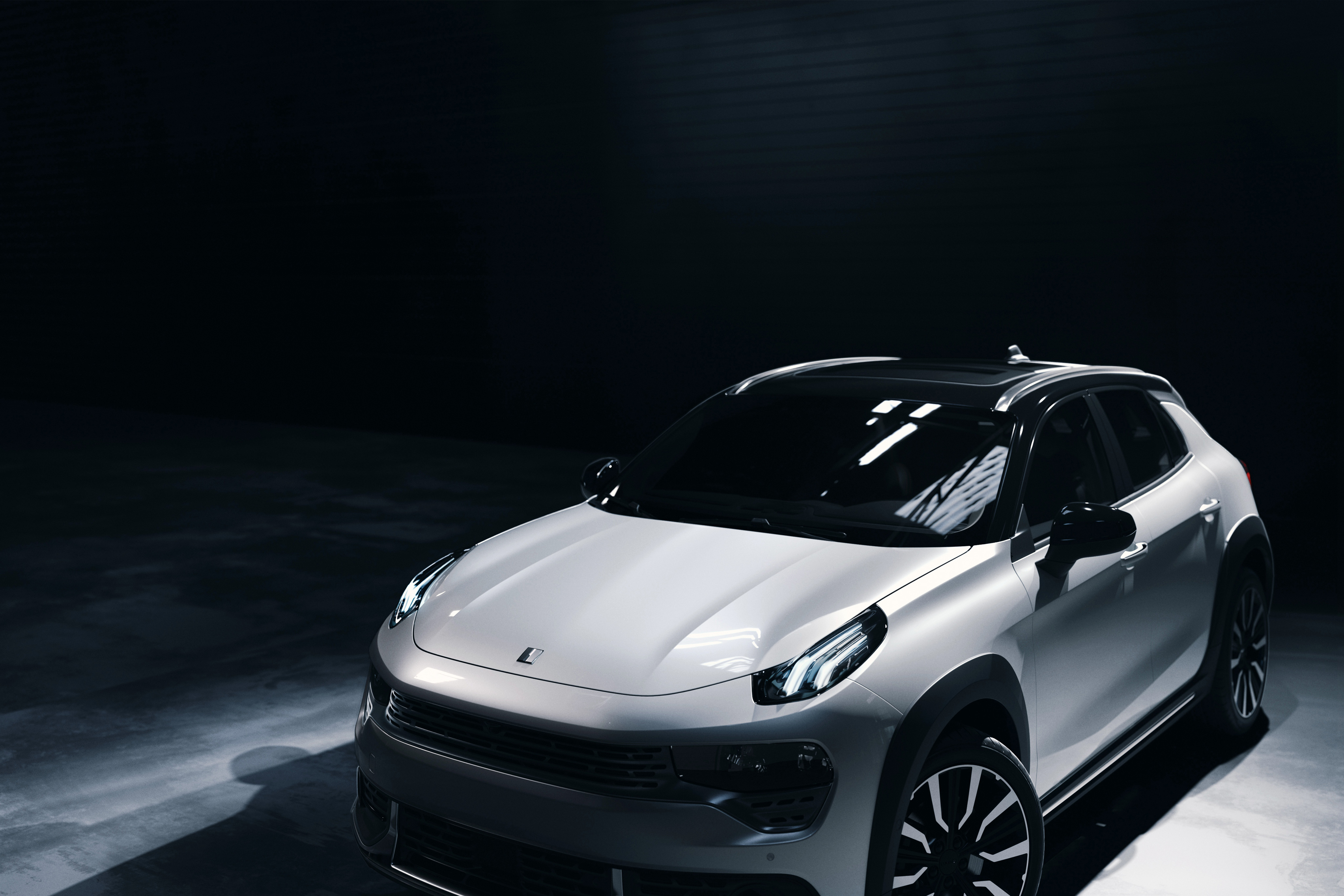Wallpapers cars black background Lynk And Co on the desktop