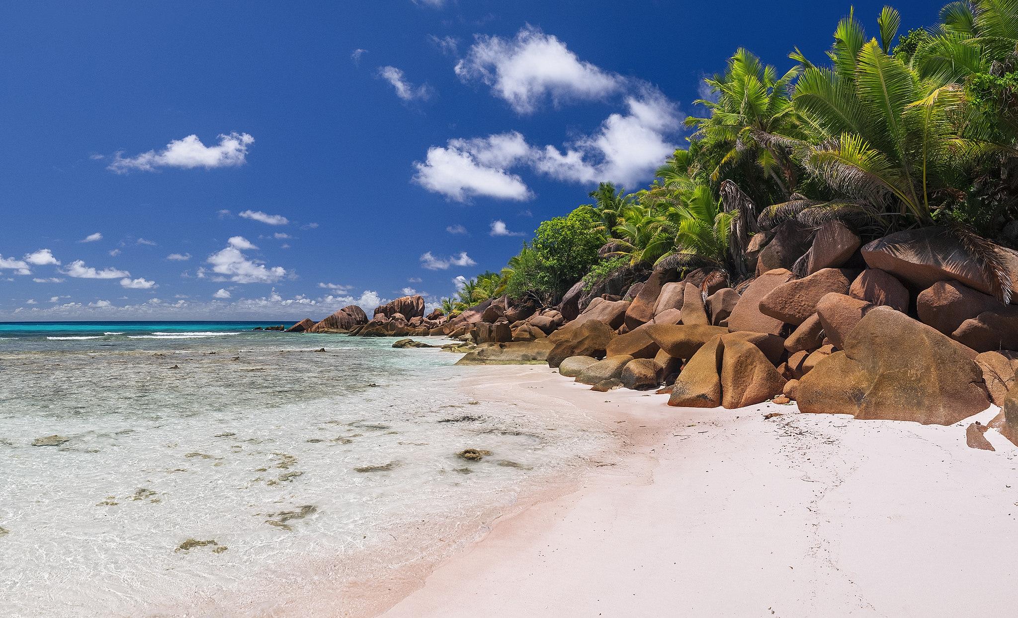 Фото бесплатно Ла Диг, Сейшельские острова, море