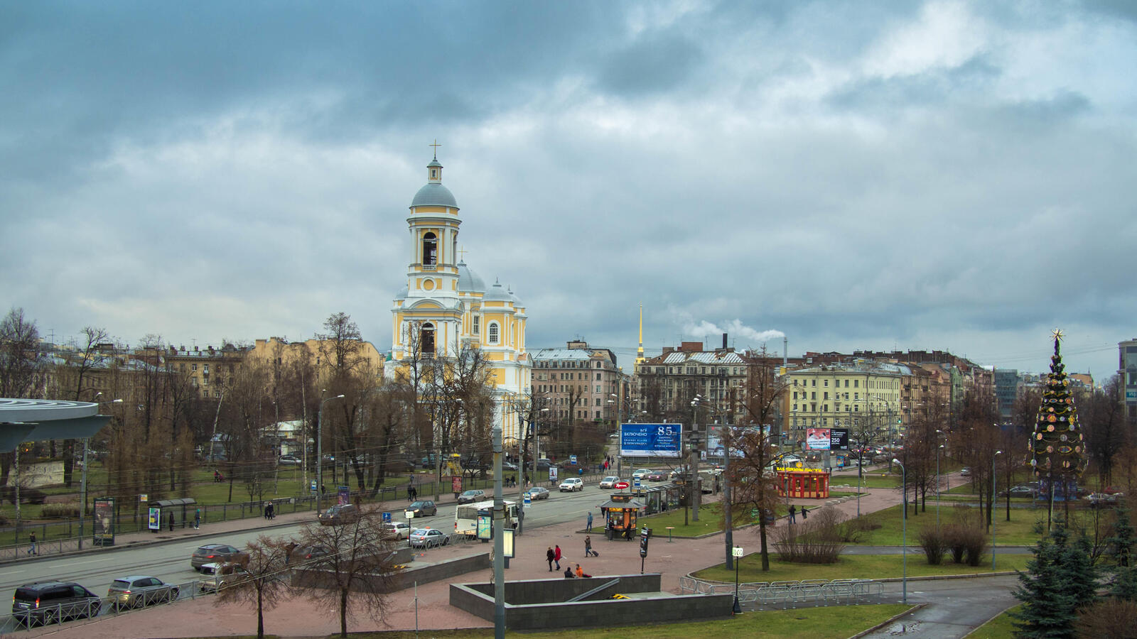 Обои Prince Vladimir s cathedral Saint-Petersburg город на рабочий стол
