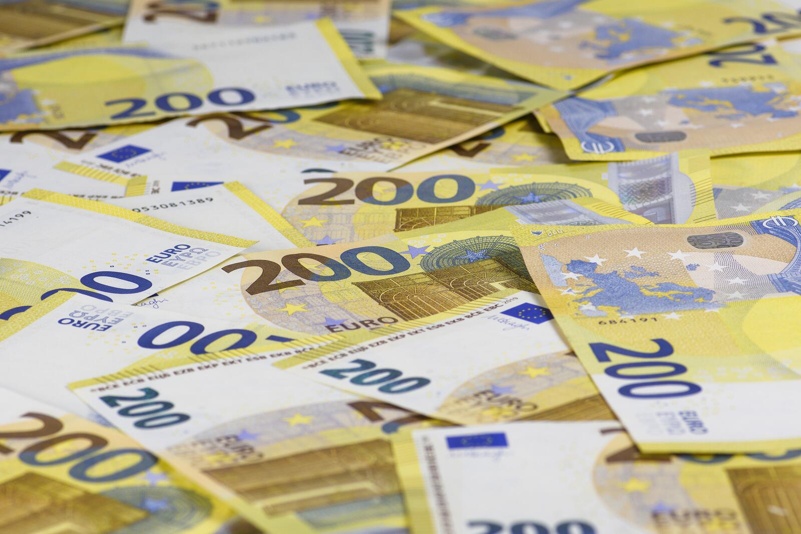 Обои разное евро банкноты на рабочий стол