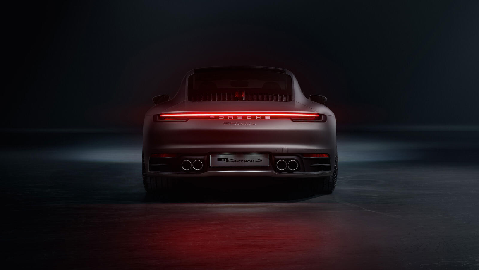 Wallpapers rear end Porsche 911 2019 cars on the desktop
